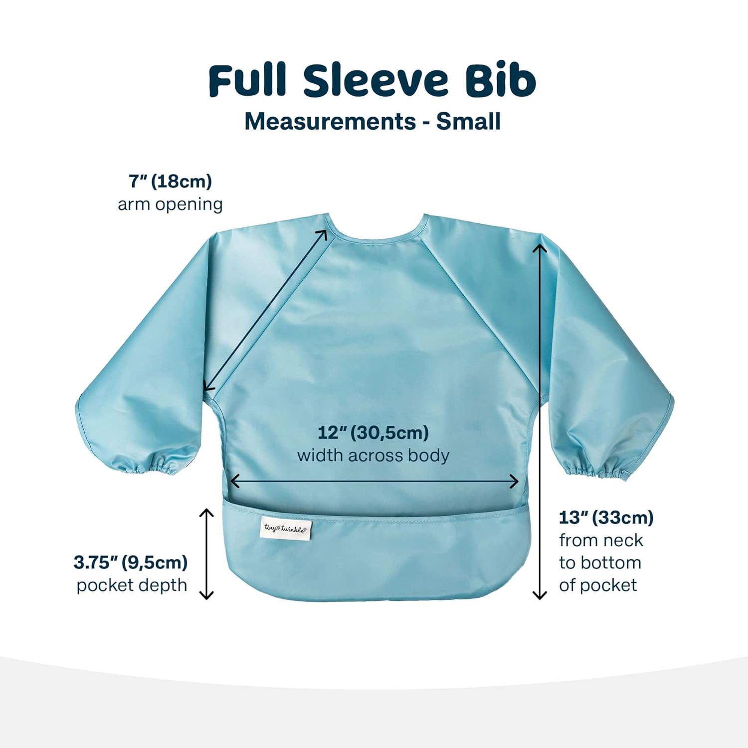 Tiny Twinkle Waterproof Baby Bibs 2 Pack Eating Smock