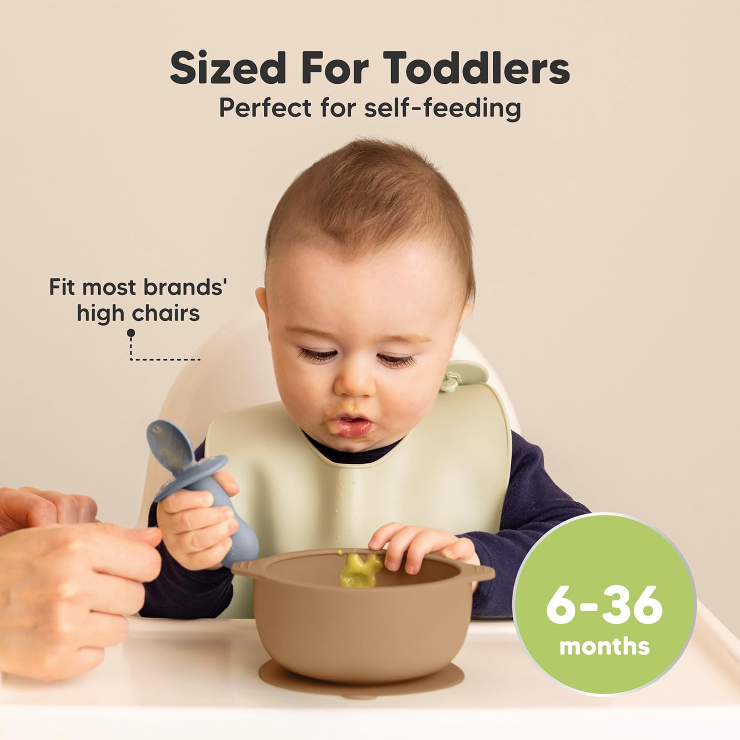 KeaBabies 2-Pack Suction Baby Bowls with Lids and Utensils 1