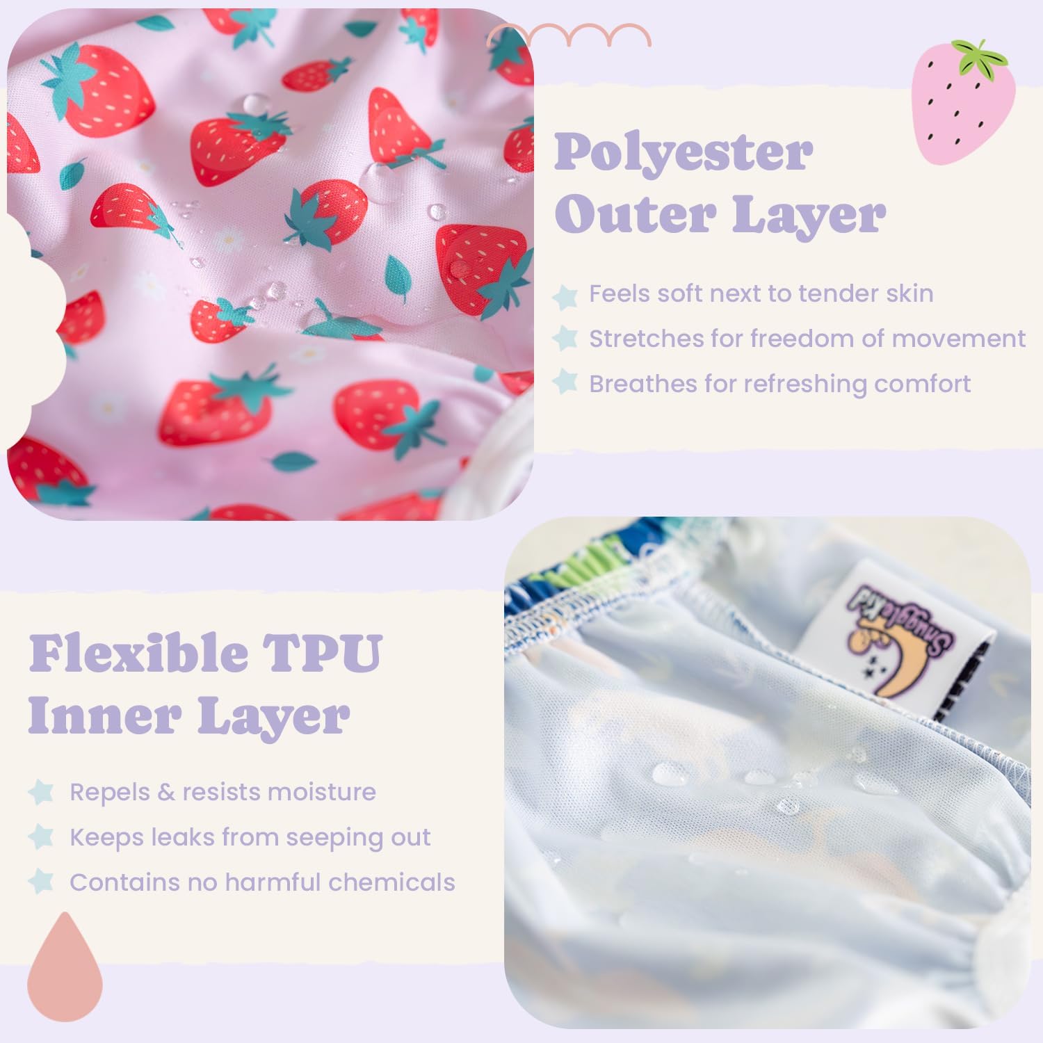 Snugglekid Waterproof Underwear for Potty Training 6-Pack 1