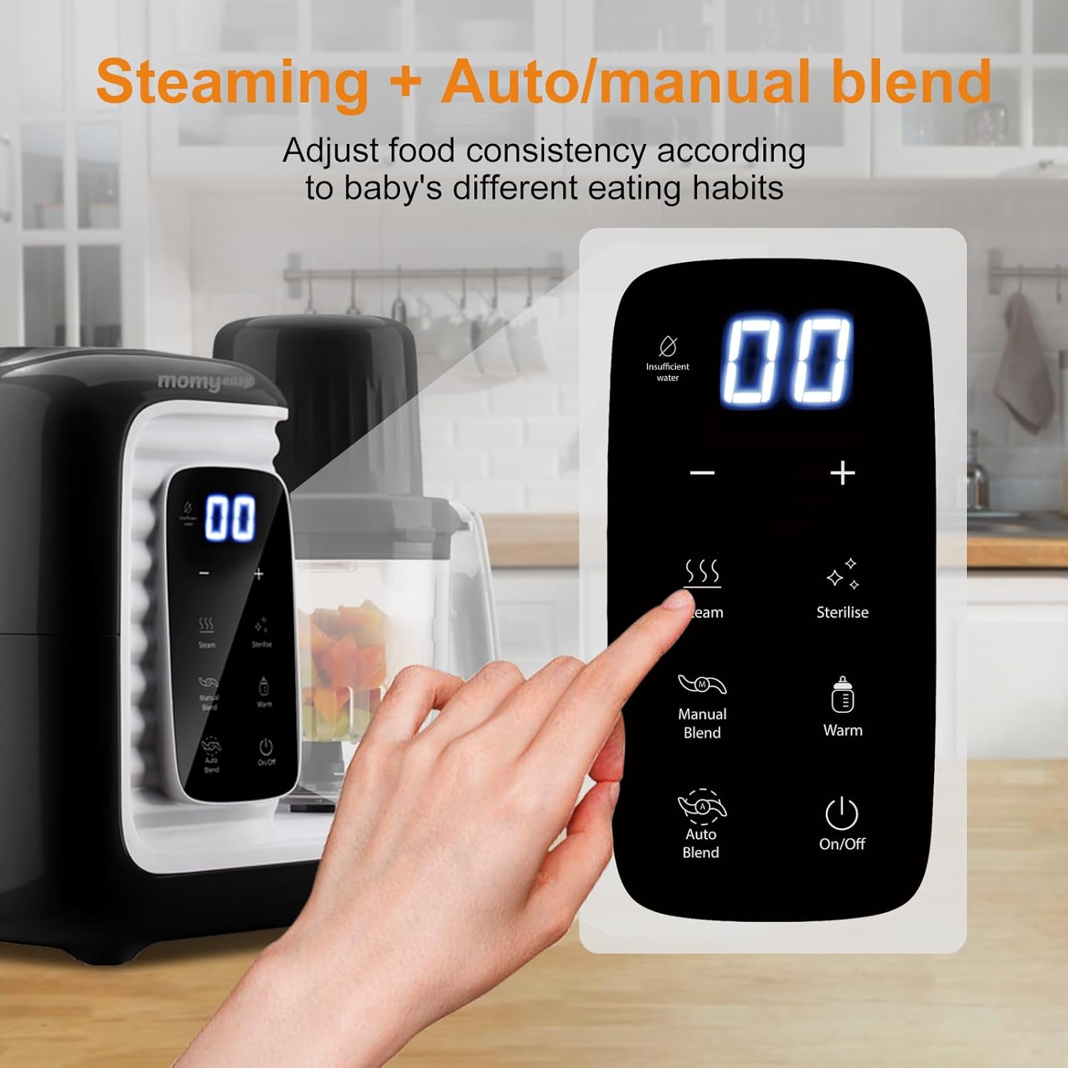 Momyeasy Baby Food Maker with Bottle Warmer