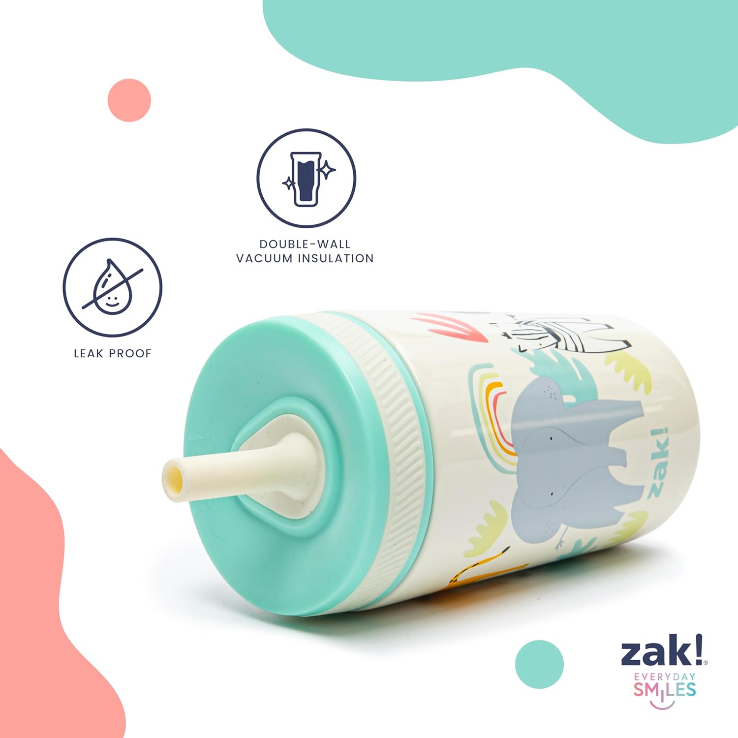 Zak Designs Shells Kelso Tumbler Set 3pc