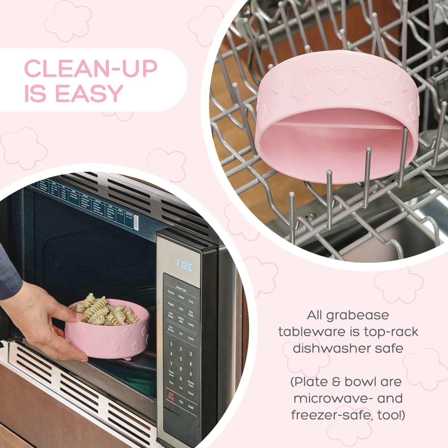 Grabease Baby Feeding Set 4 Piece Suction Plates