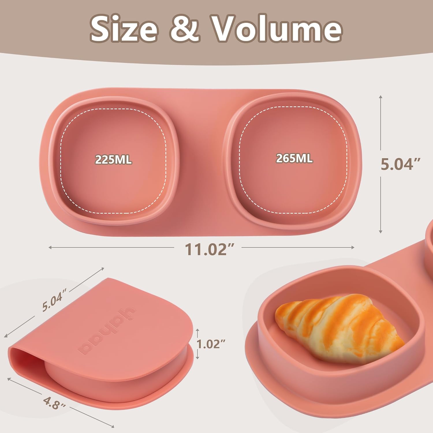 Yahaa Foldable Baby Feeding Set with Forks and Spoons