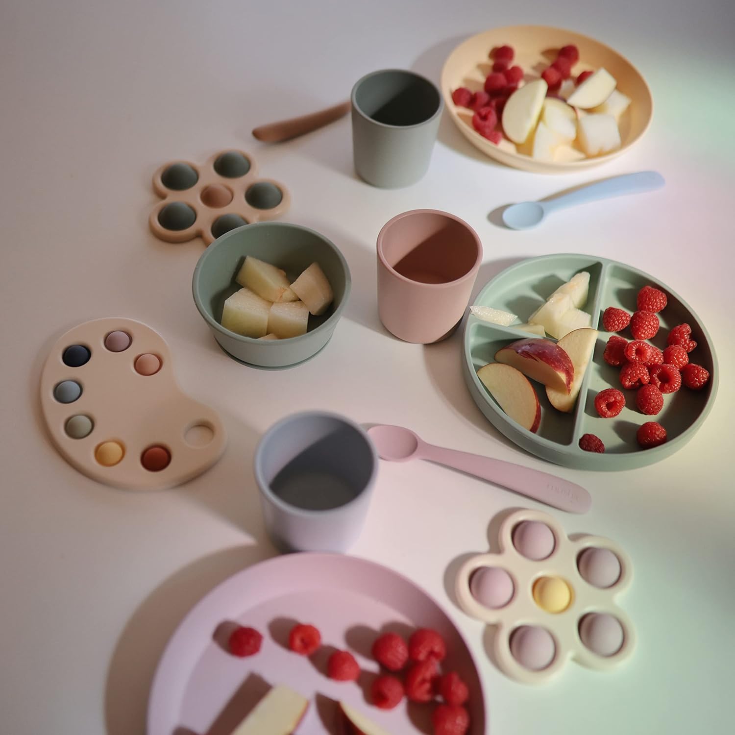 Mushie Silicone Suction Bowl - Blush