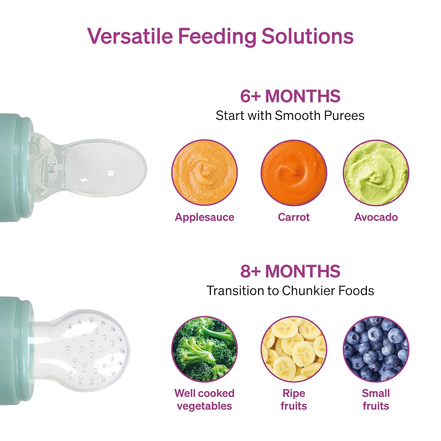 LoveNoobs Baby Food Dispenser 2 Count BPA Free