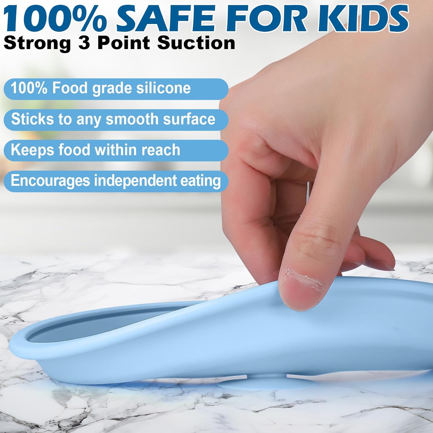 Palksky Baby Plates with Suction Set of 2 1