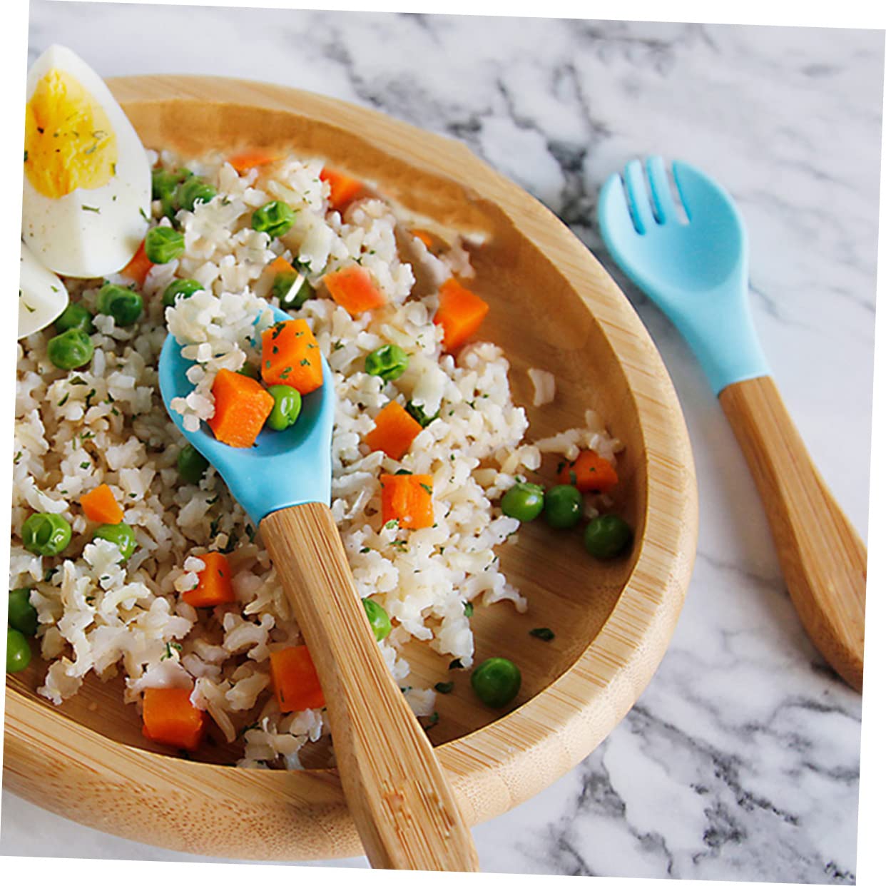 BESPORTBLE 6Pcs Baby Porridge Spoons with Long Handles