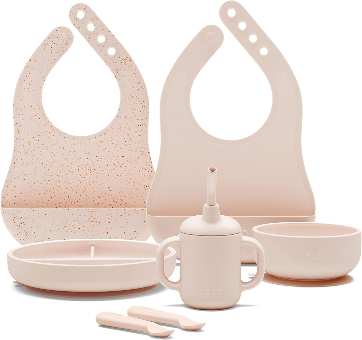 Lalo First Bites Silicone Feeding Set - 6 Pieces