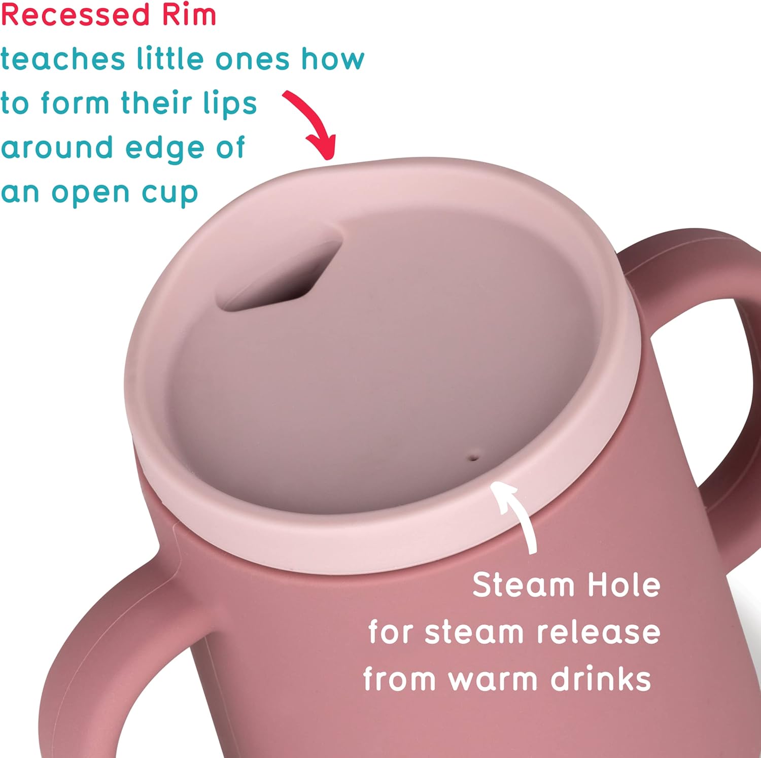 3 Way Baby Trainer Cup for 6m Pink 1