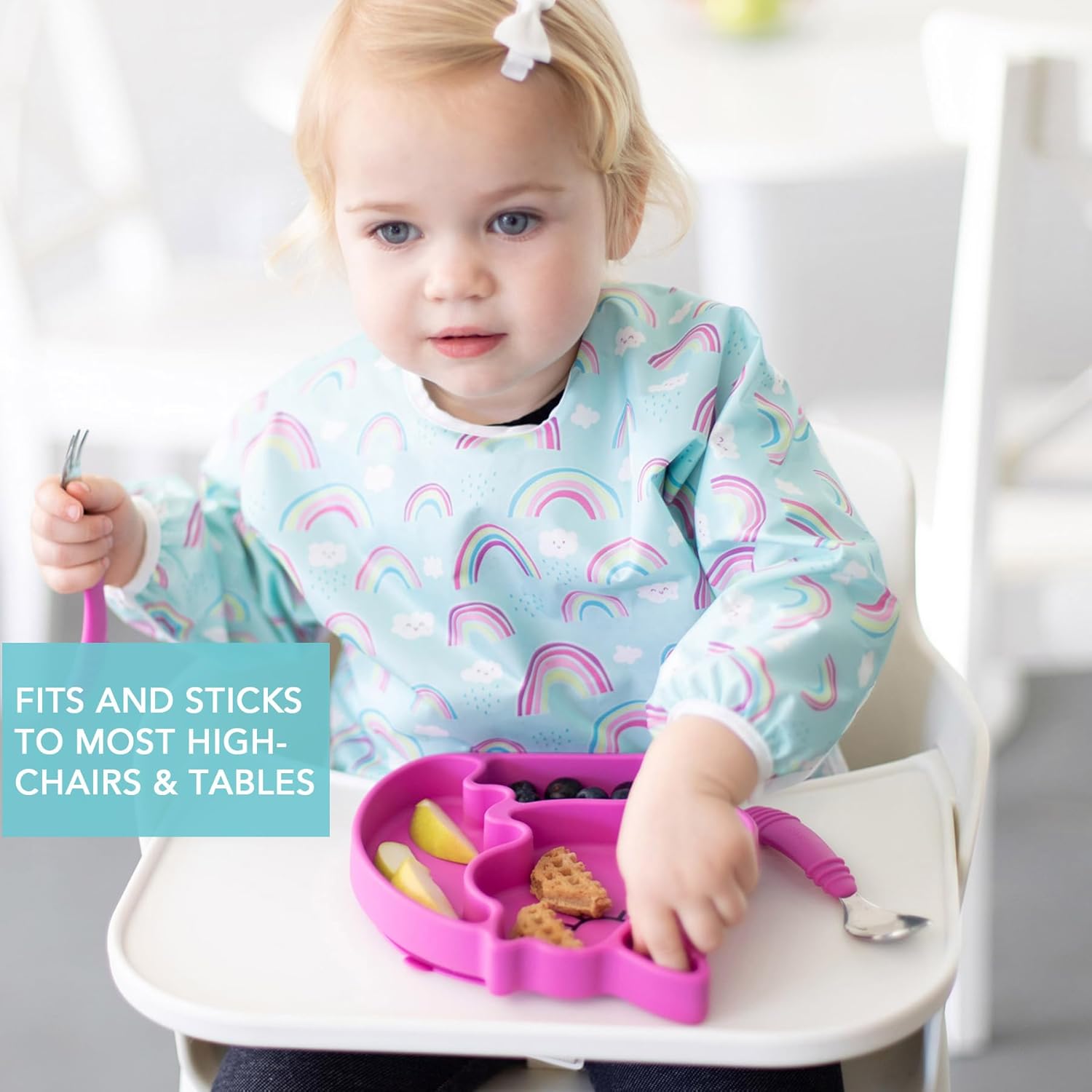 Bumkins Unicorn Suction Plate for Babies