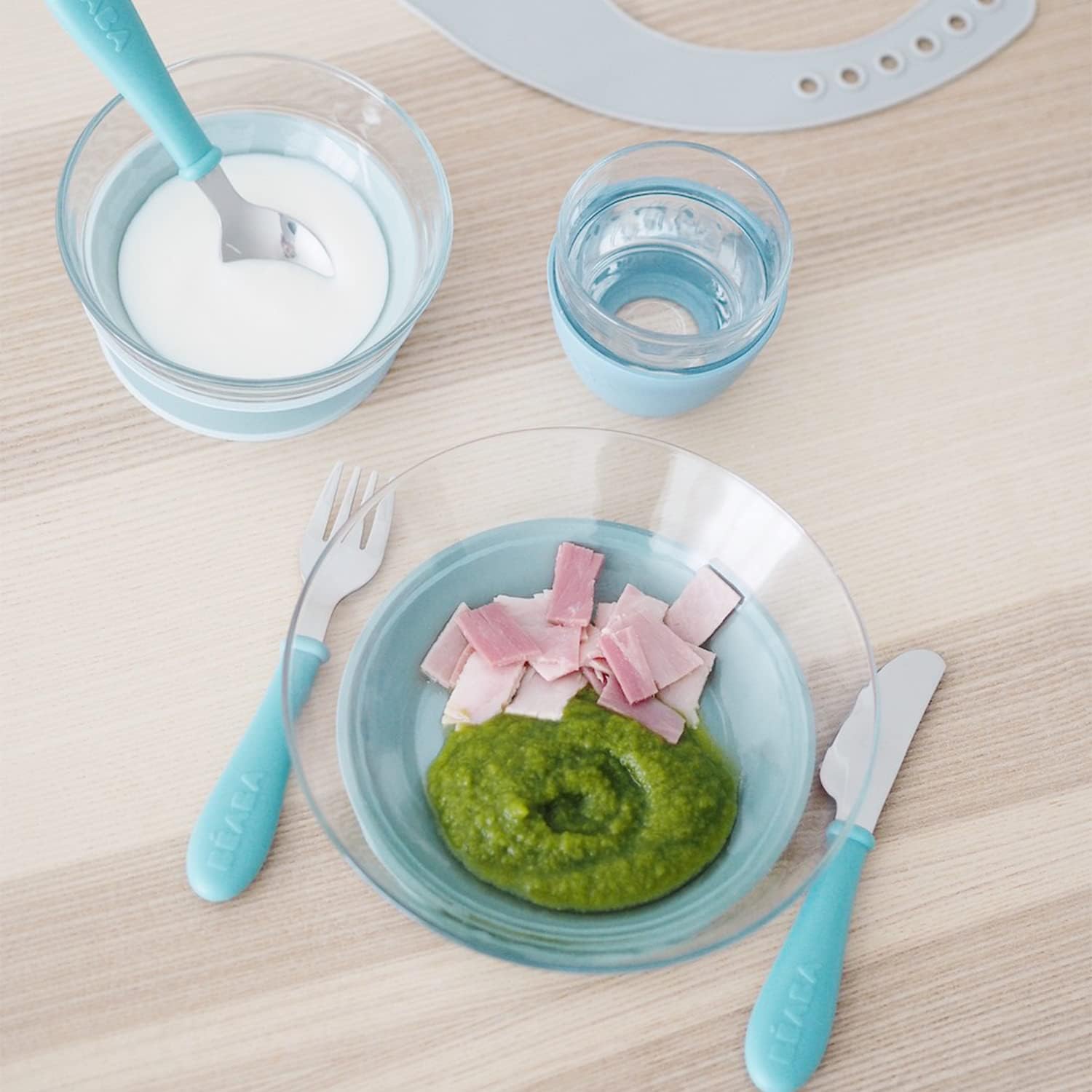 BEABA Duralex 3-Piece Meal Set for Toddlers and Babies