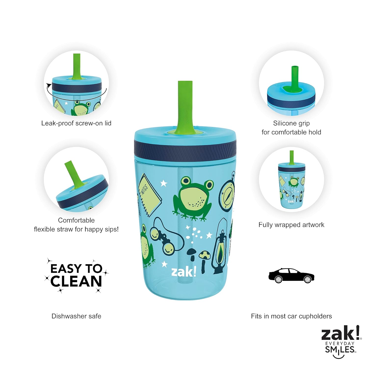Zak Designs Kelso 15 oz Tumbler 2pc Set