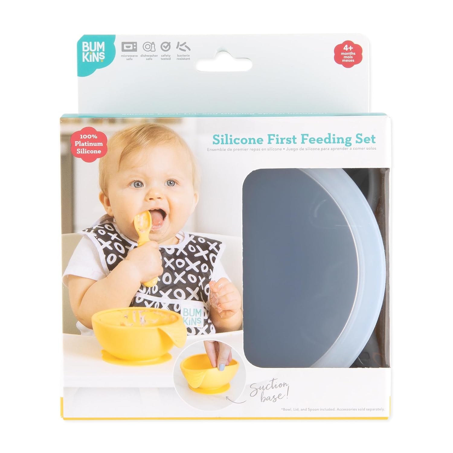 Bumkins Baby Bowl with Suction 4 Months Up