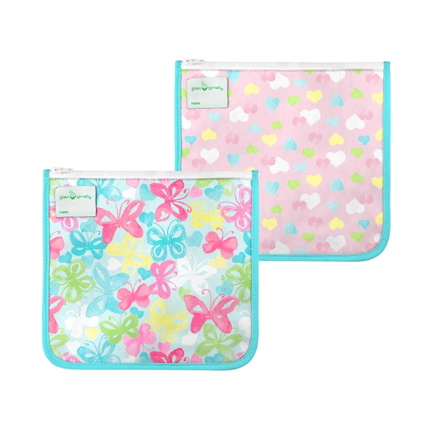 Green Sprouts Reusable Insulated Sandwich Bags 2 Pack