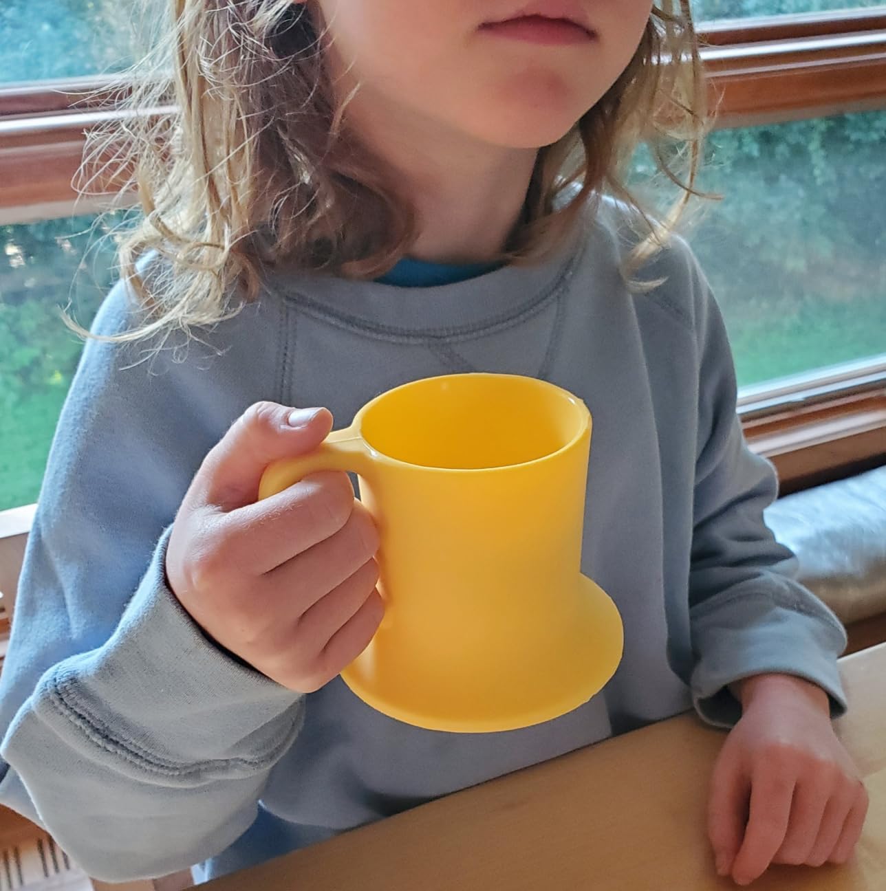 Untippy Silicone Toddler Mug with Handle 5 oz Sun