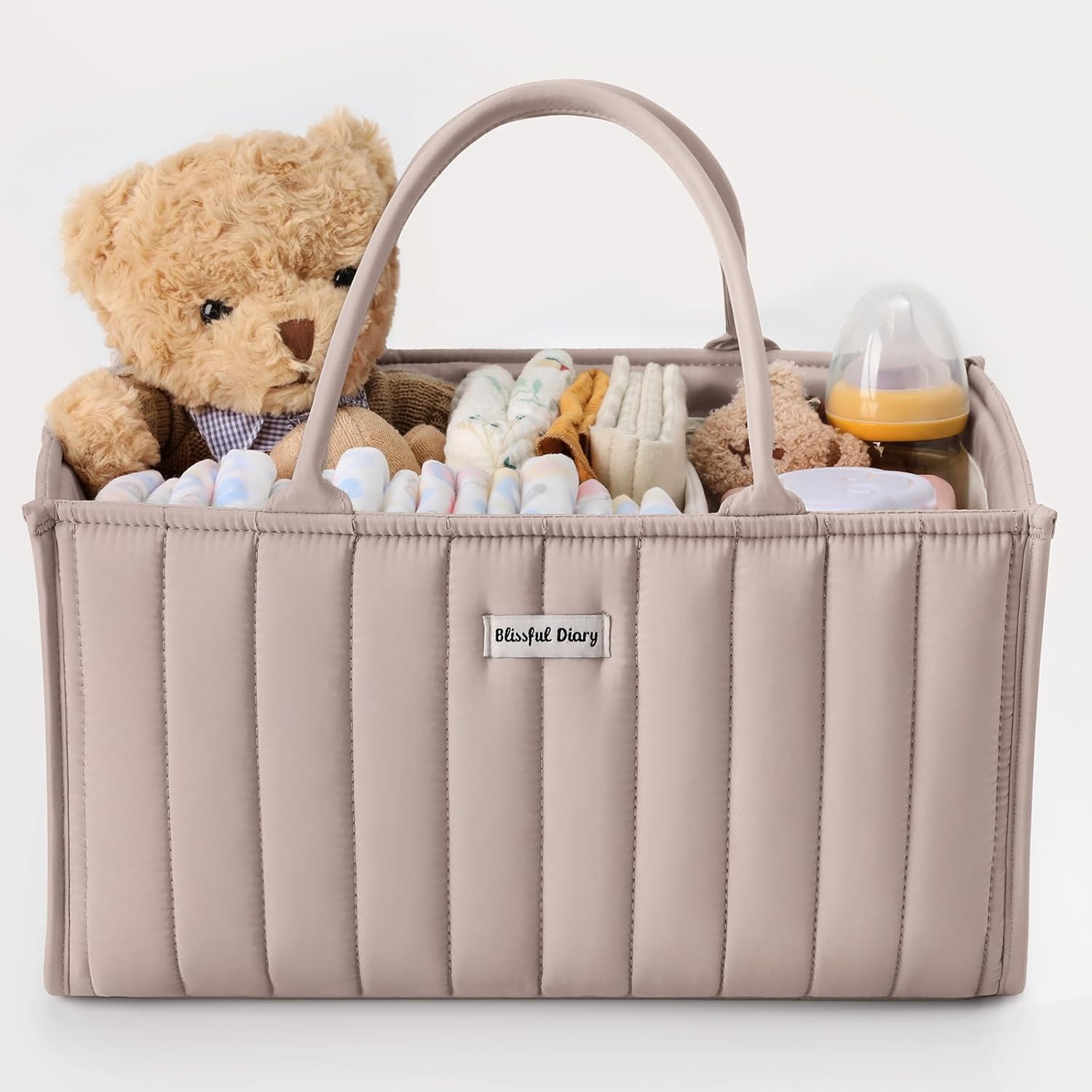 Blissful Diary Baby Diaper Caddy Organizer