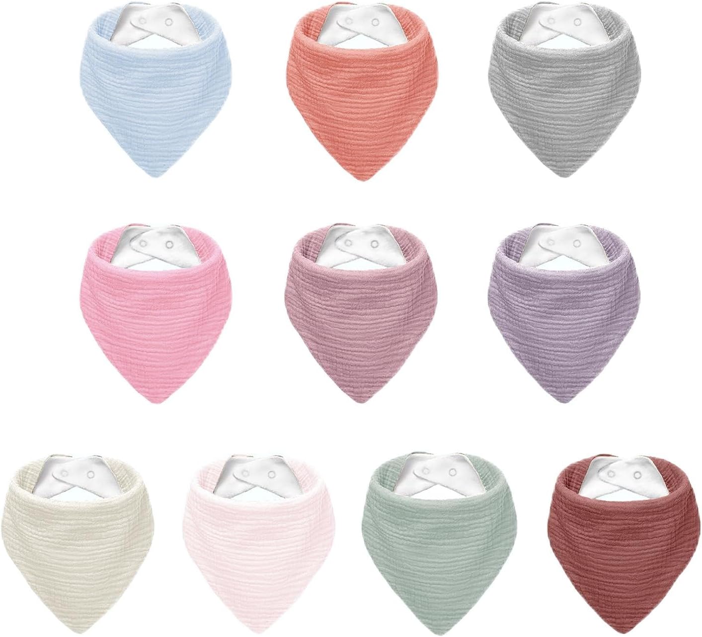 NISXABEBE Muslin Drooling Bibs for Baby Boy Girl