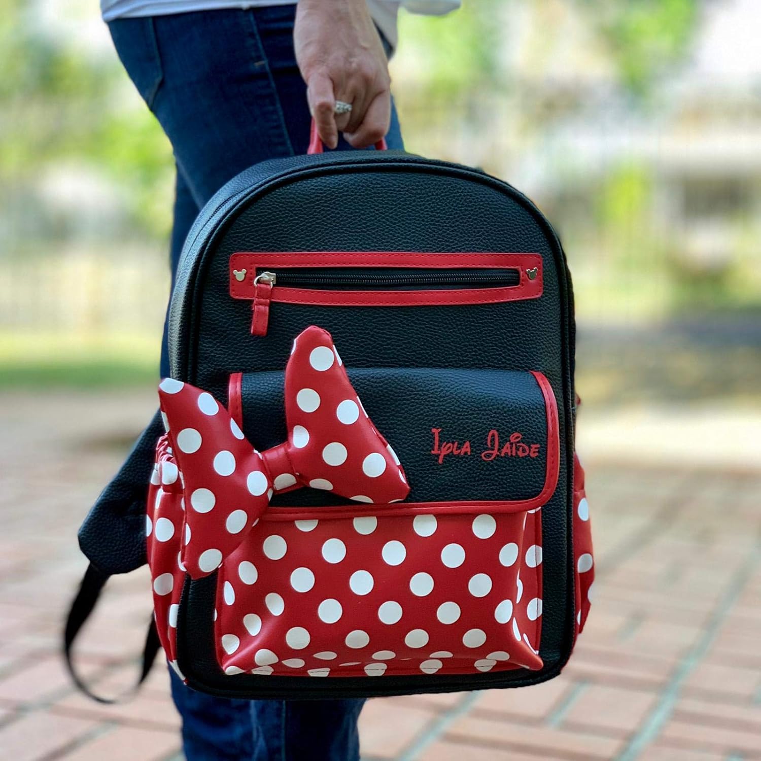 Disney Minnie Mouse Diaper Backpack 3 PC Set 1