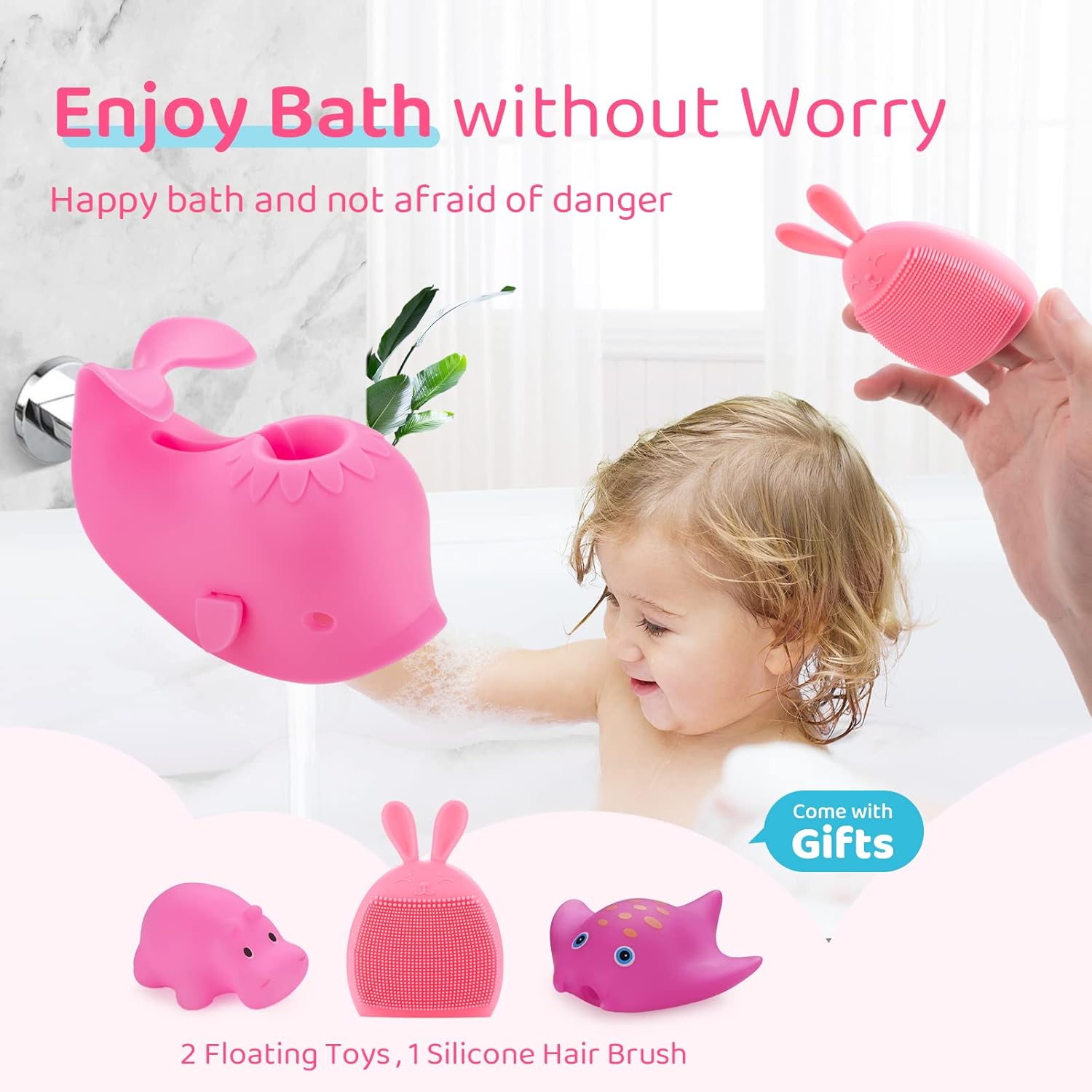 Holinduk Silicone Bath Spout Cover for Baby Safety