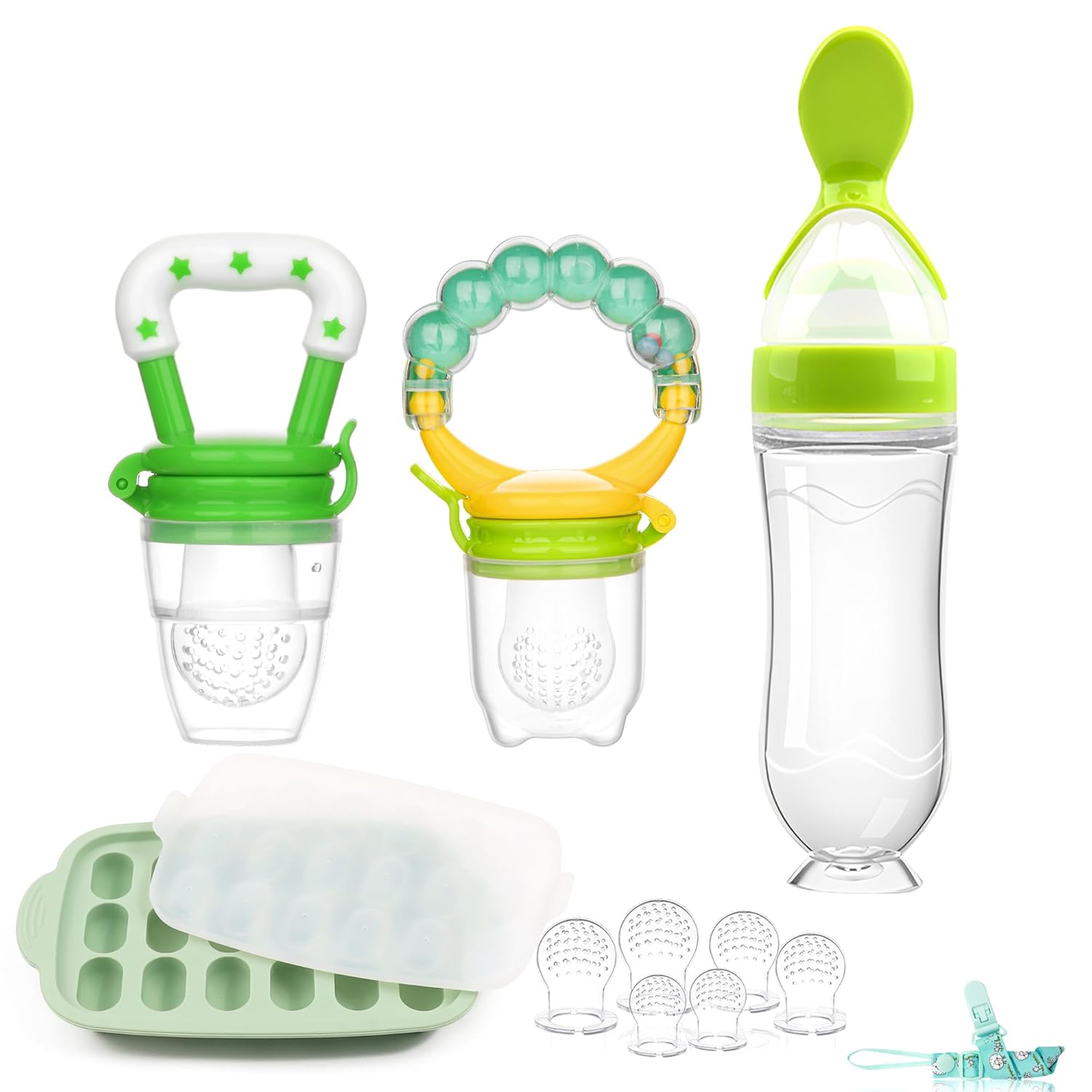 WAJIAYON Baby Fruit Feeder Breastmilk Popsicle Mold