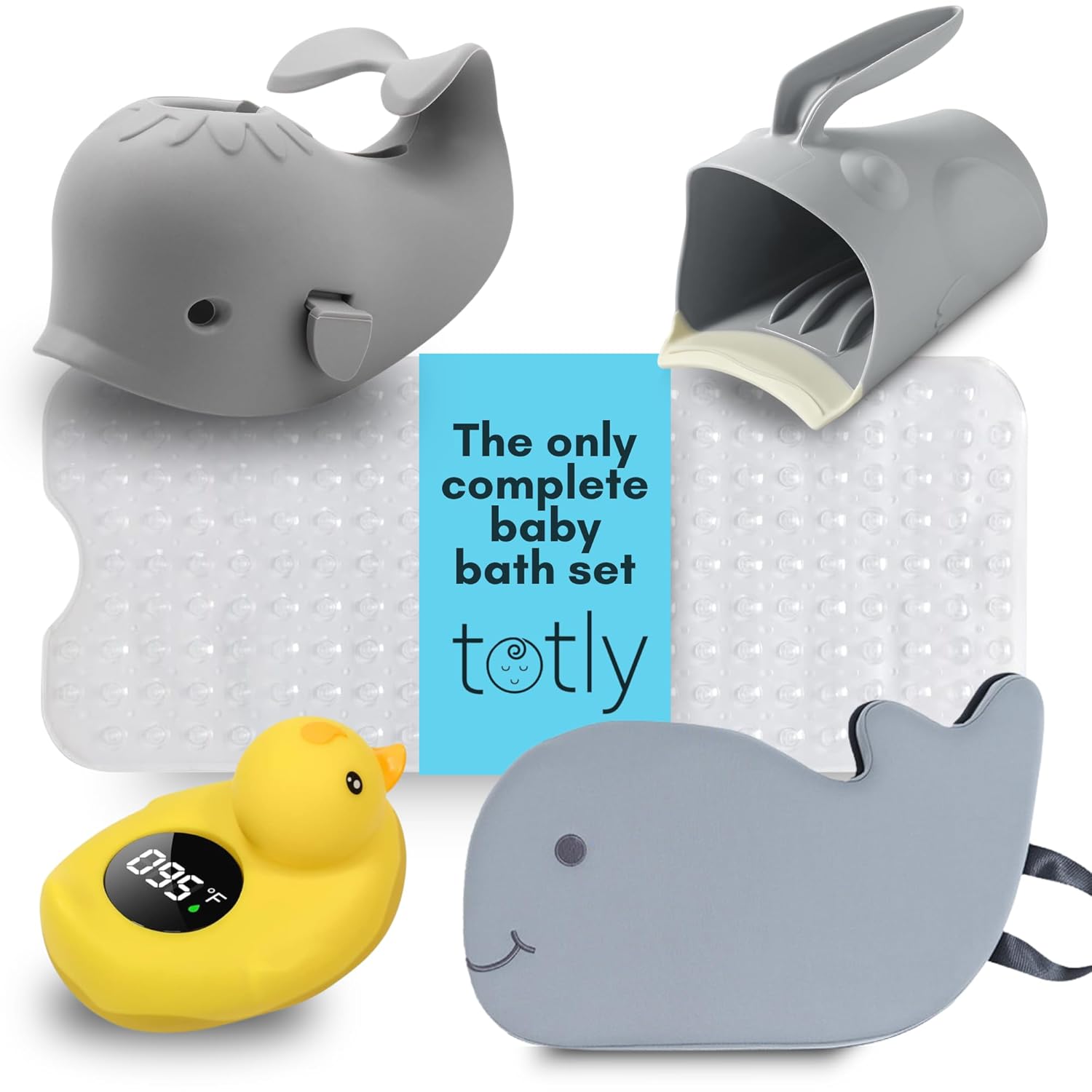 Totly 5pcs Baby Bath Essentials Set 1