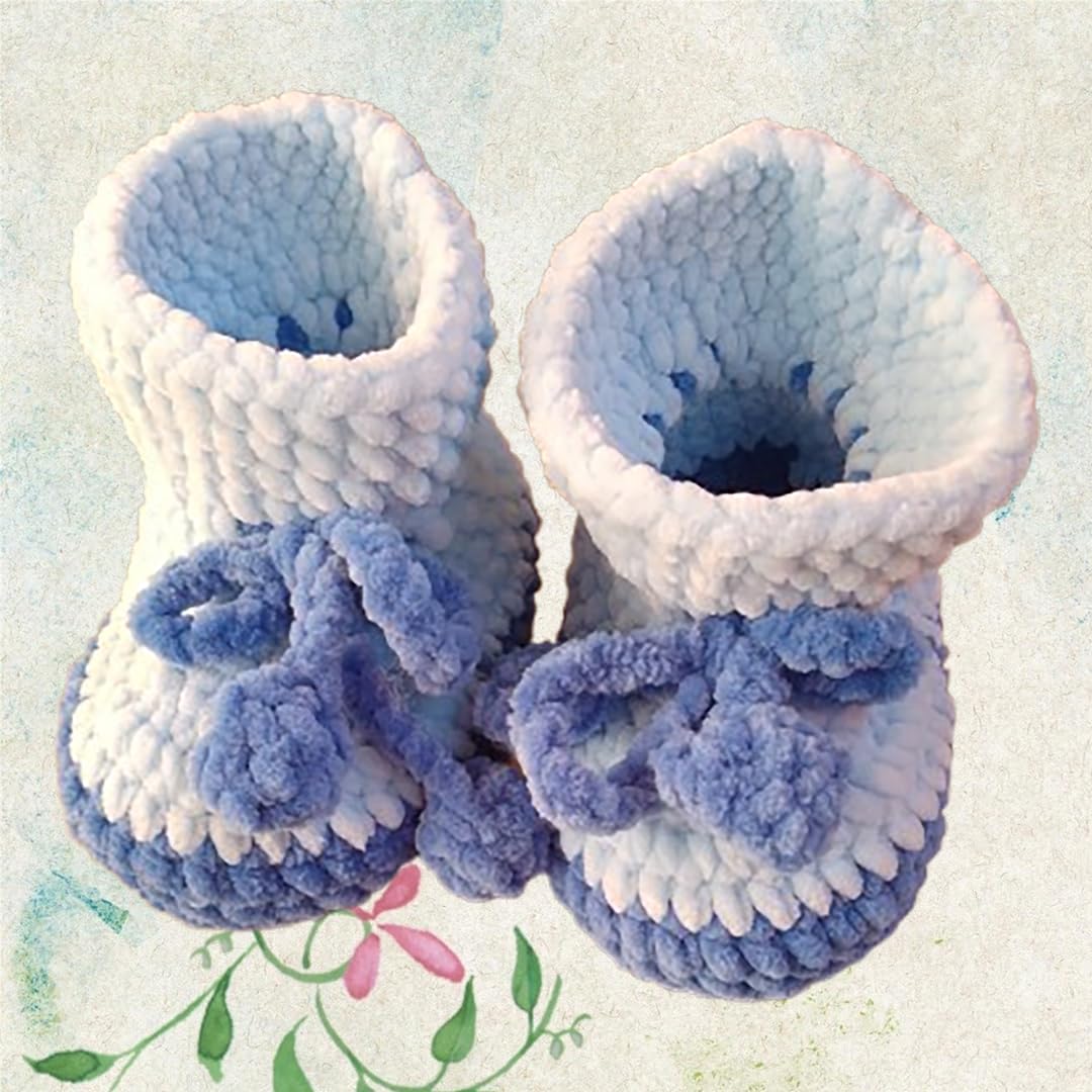 Handmade Crochet Baby Booties 6-12 Months