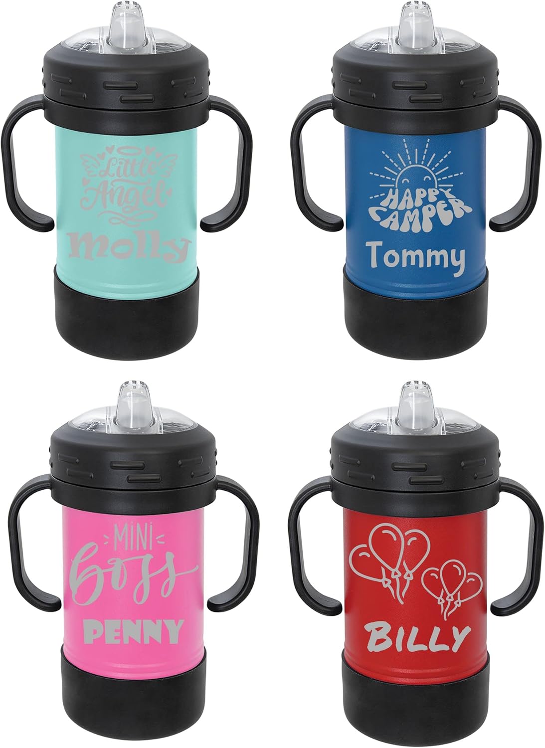 OEZZO 10oz Insulated Sippy Cup for Kids