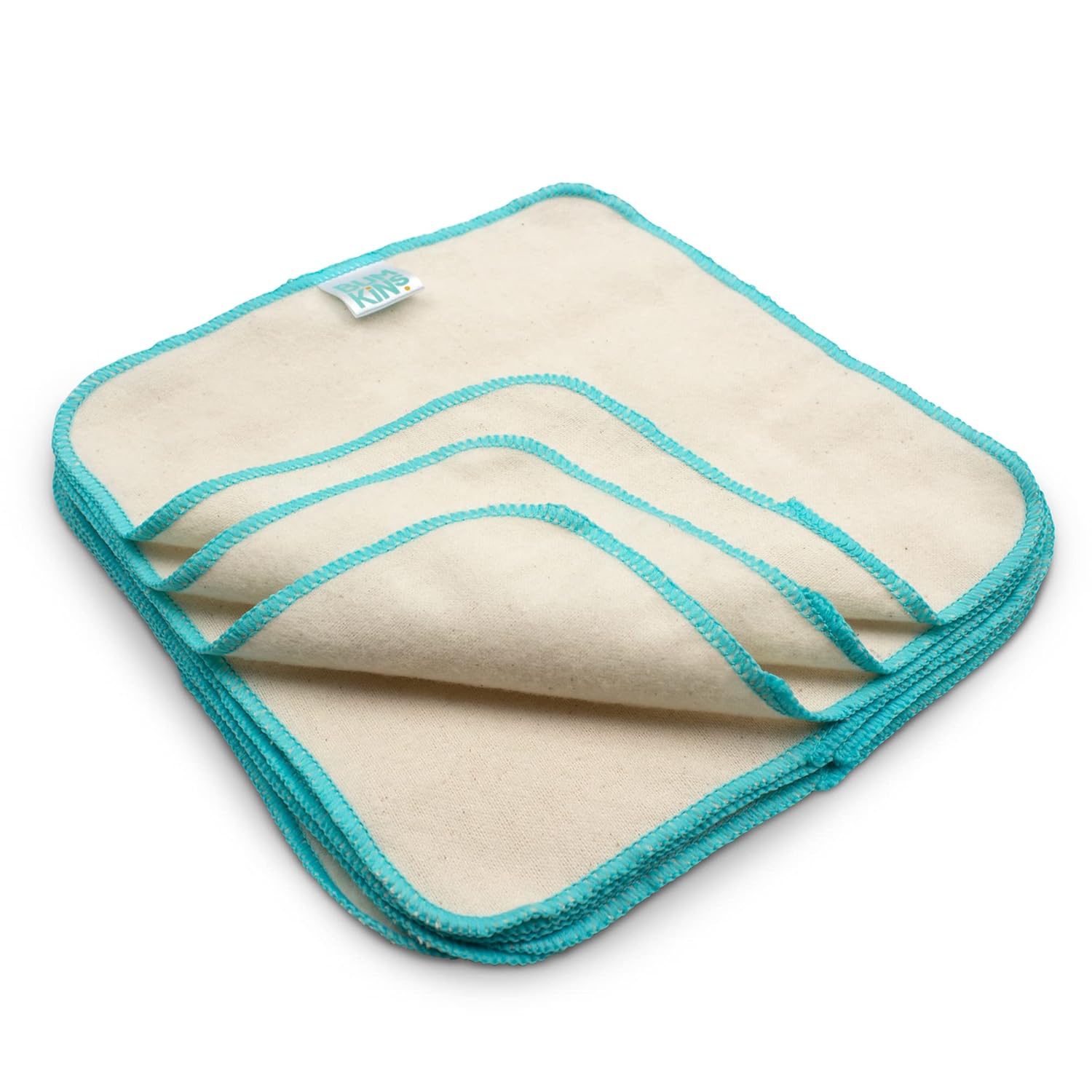 Bumkins Reusable Flannel Baby Wipes 12 Count