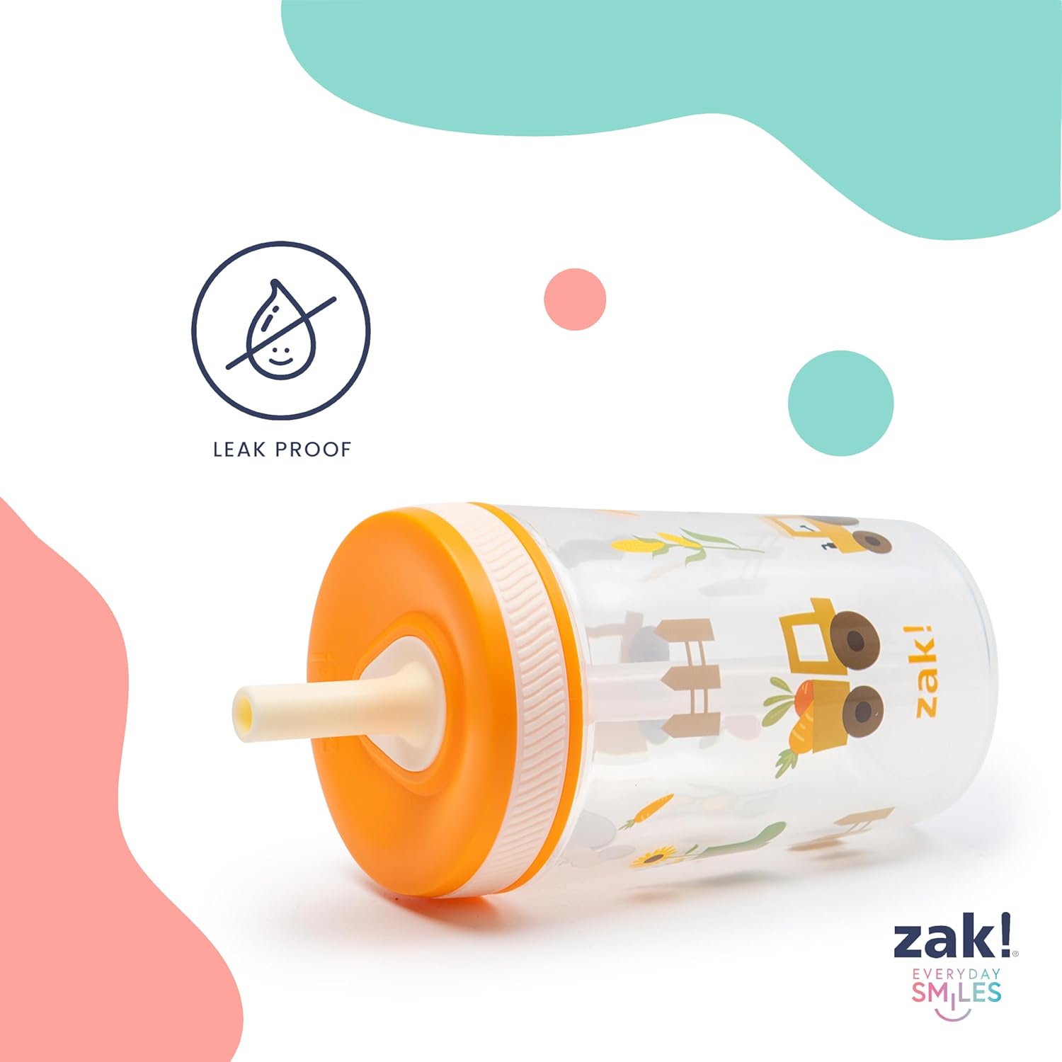 Zak Designs Kelso 15 oz Tumbler Set with Shells 1