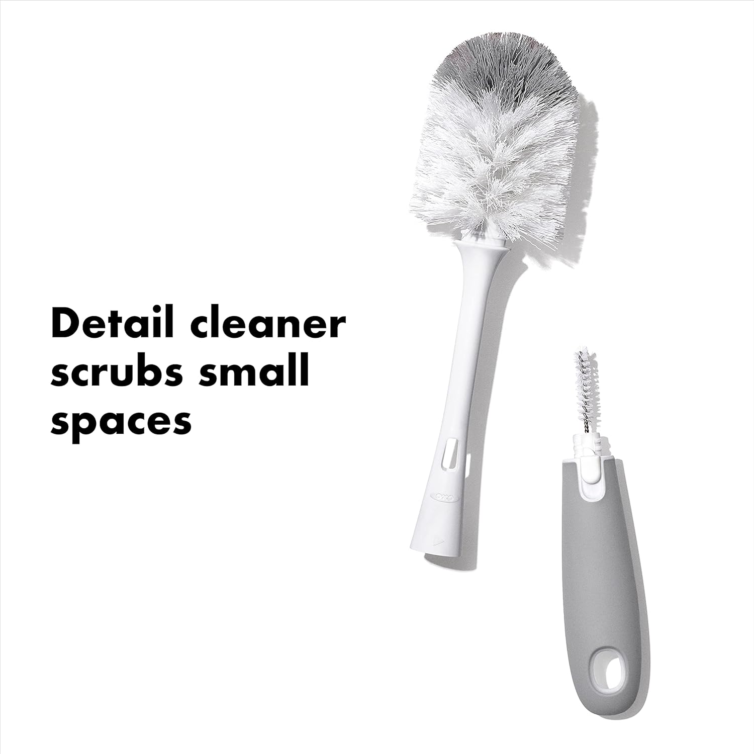 OXO Tot Bottle Brush with Nipple Cleaner and Stand 2-Pack
