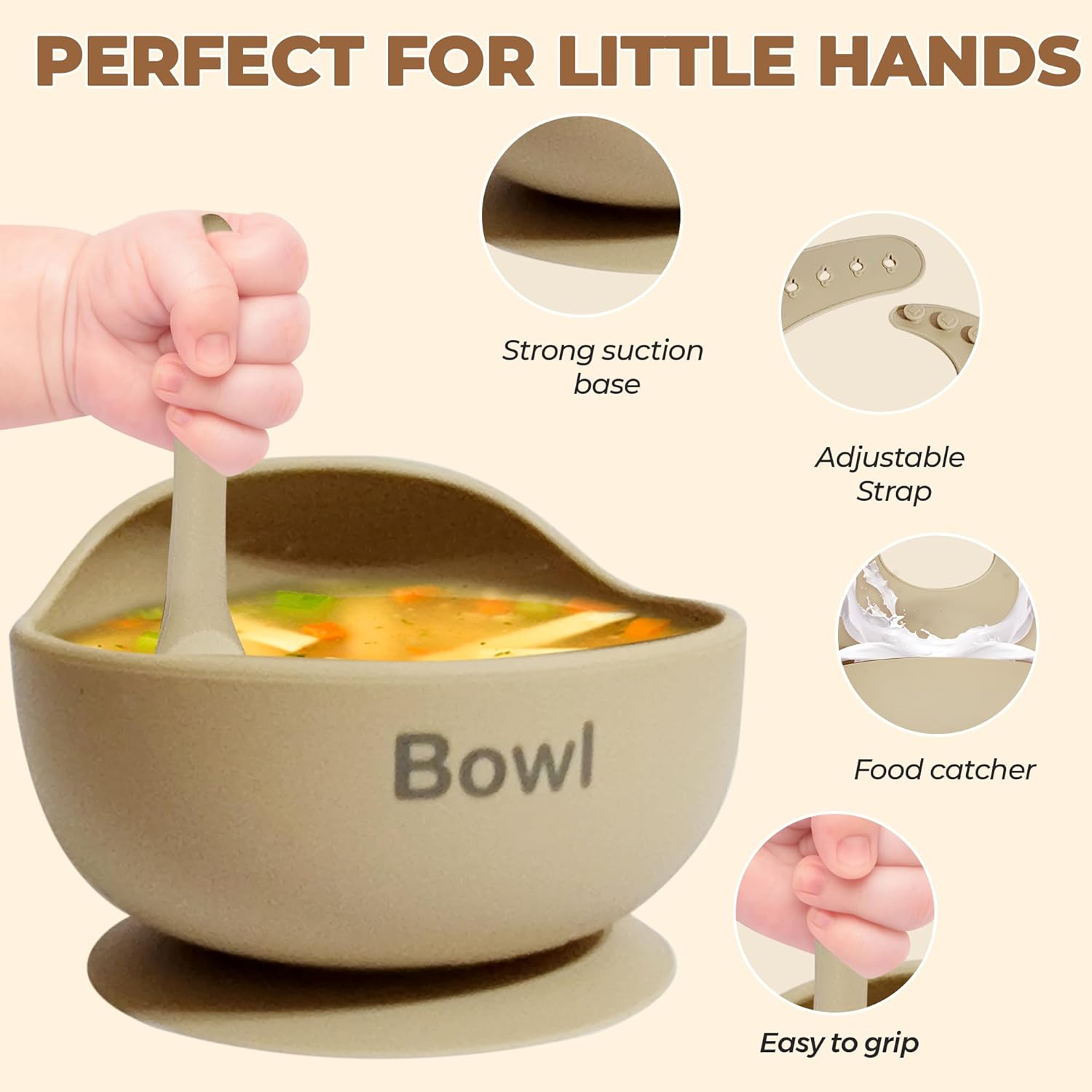 Dinosaur Themed Baby Silicone Feeding Set BPA Free