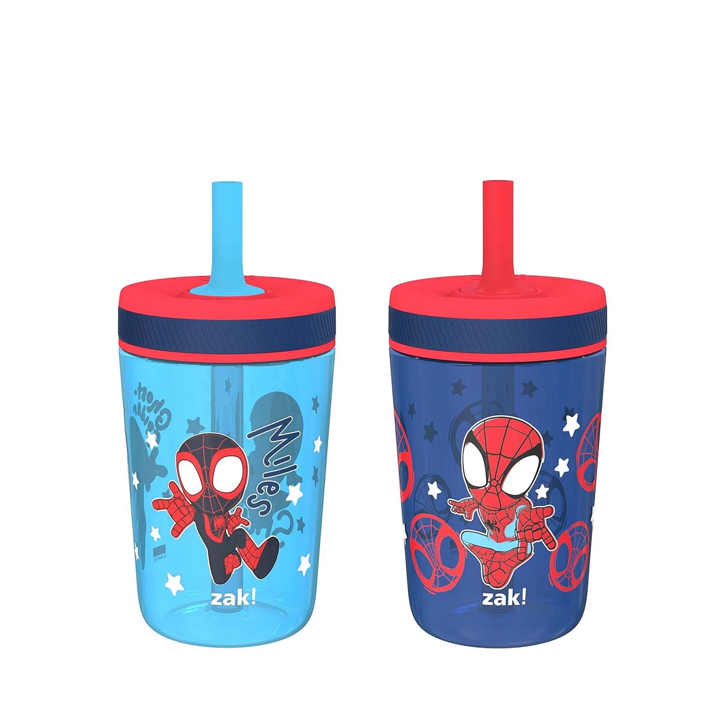 Zak Designs Marvel Spider-Man 15oz Sippy Cups 2-Pack