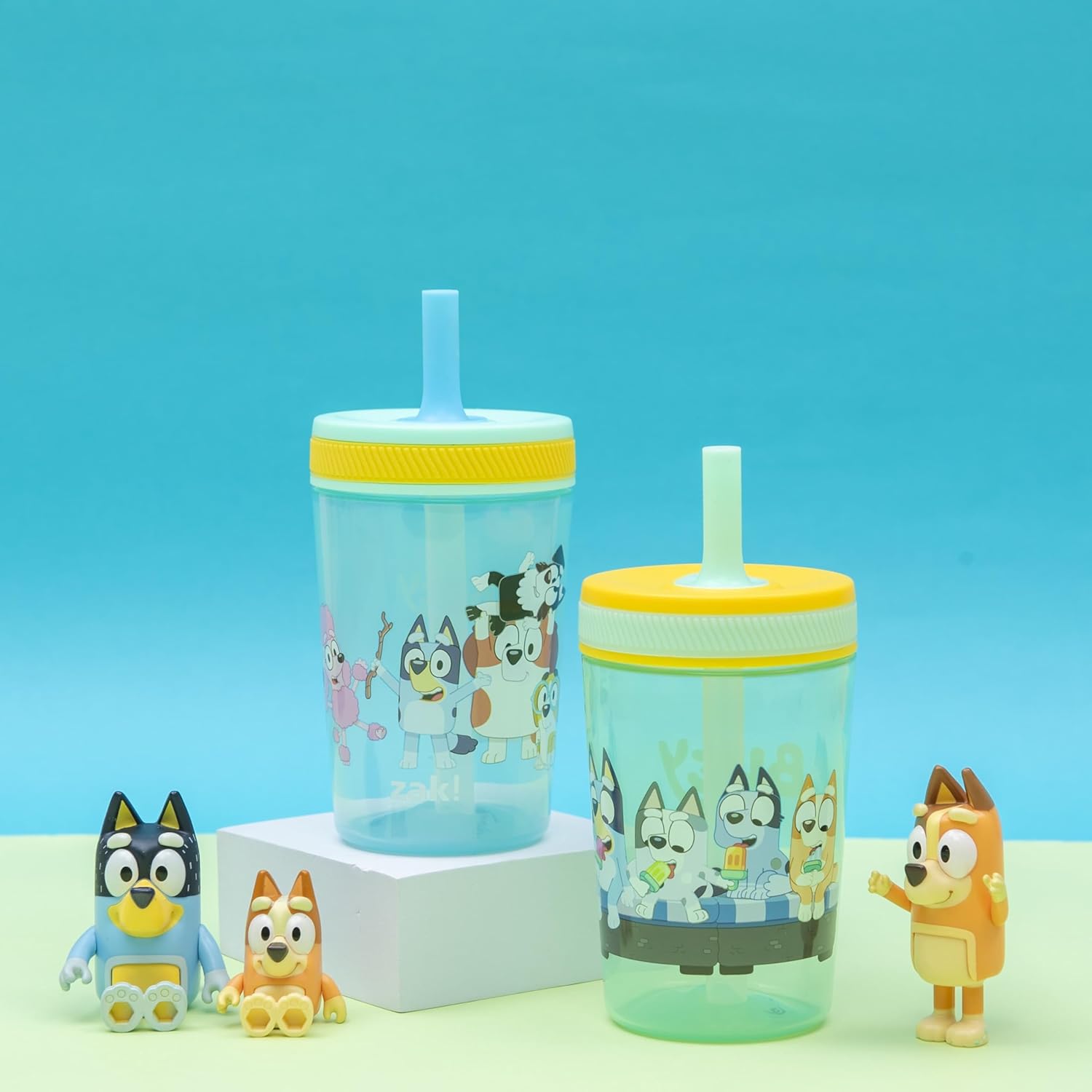 Zak Designs Bluey Kelso Toddler Cups 2-Pack 1