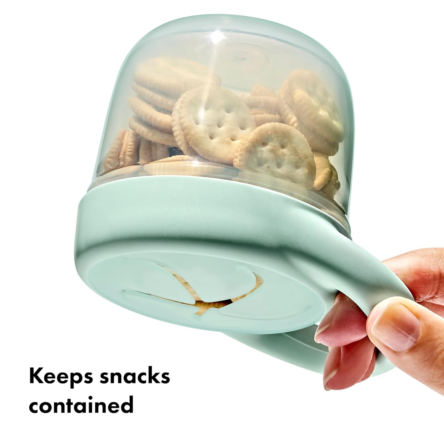 OXO Tot Snack Cup with Lid 2 Pack Opal Blossom