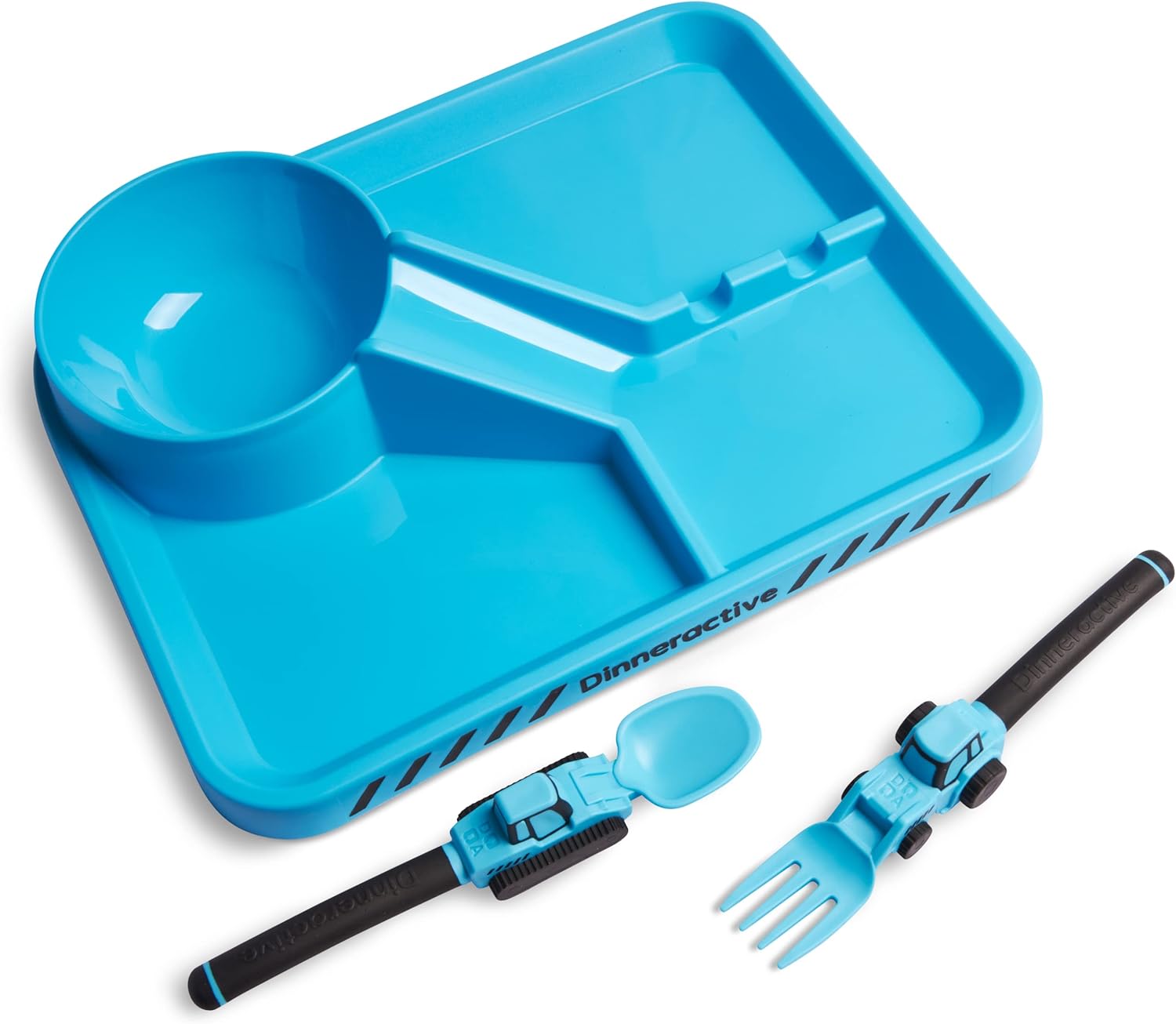 Dinneractive Construction Theme Kid Plate Set