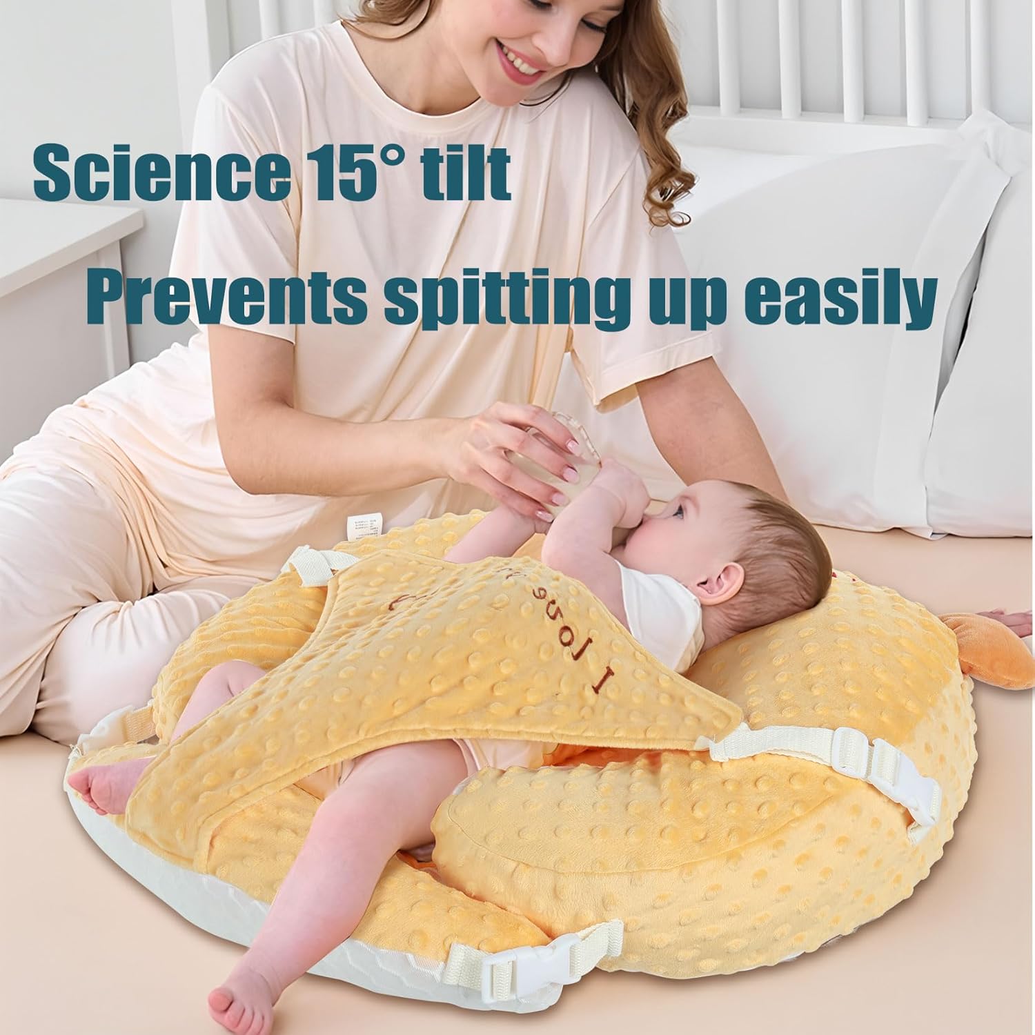 ZIXNEXKOO Anti-Reflux Baby Feeding Pillow