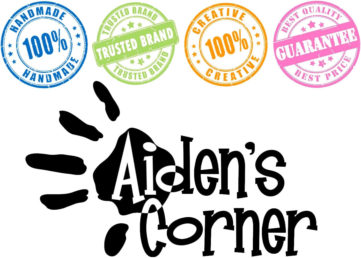 Aidens Corner Handmade Baby Half Birthday Bibs