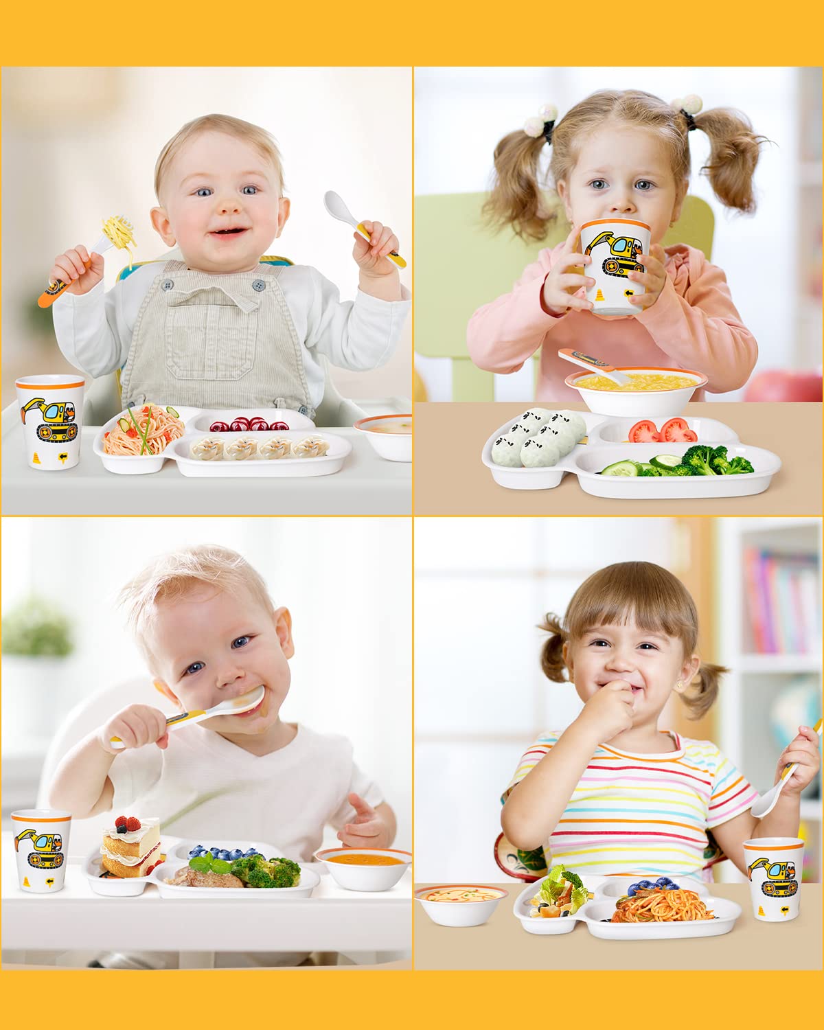 Lehoo Castle Kids Dinnerware Set 5 Piece