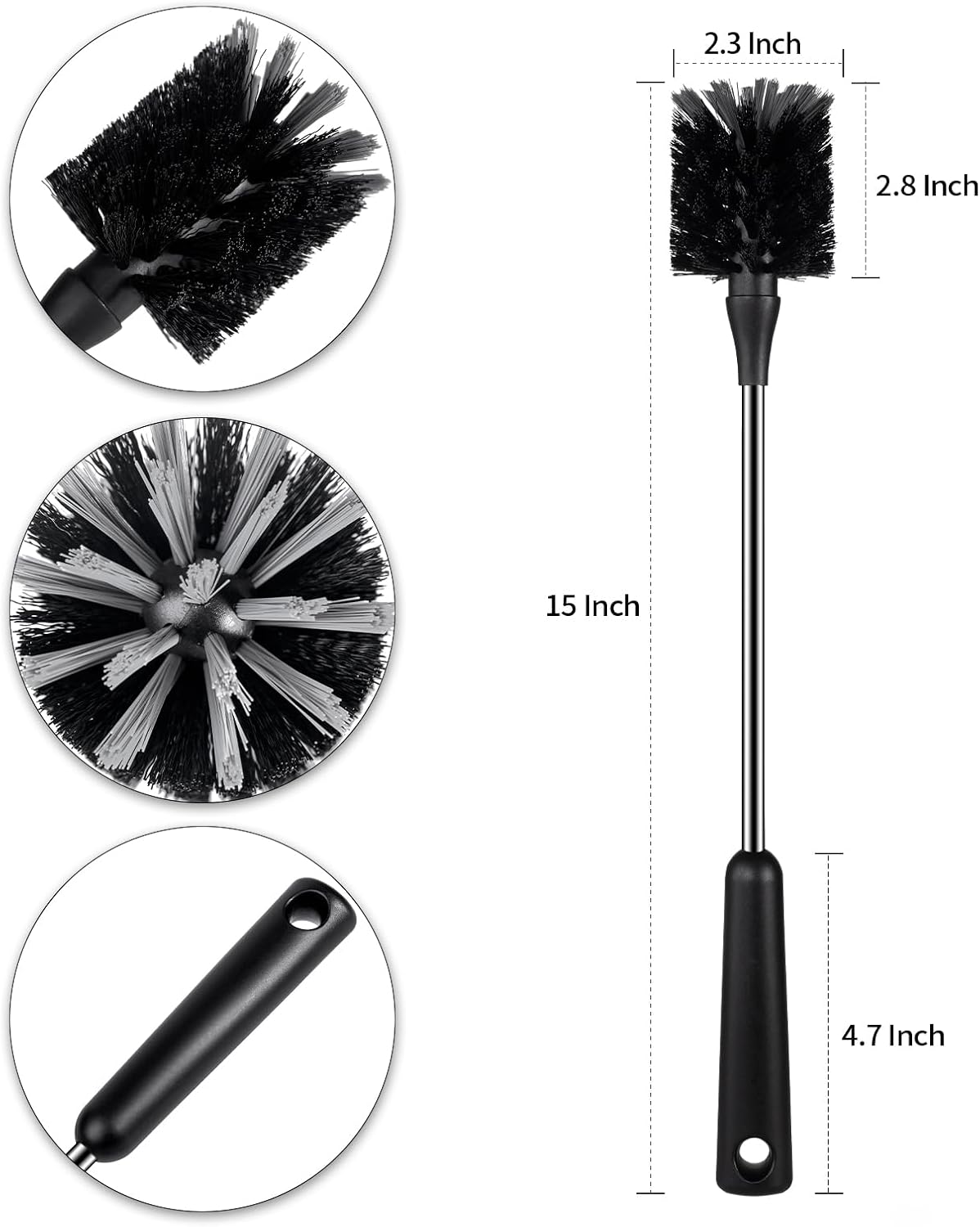 ToGeeKa 2 Pack Water Bottle Brushes