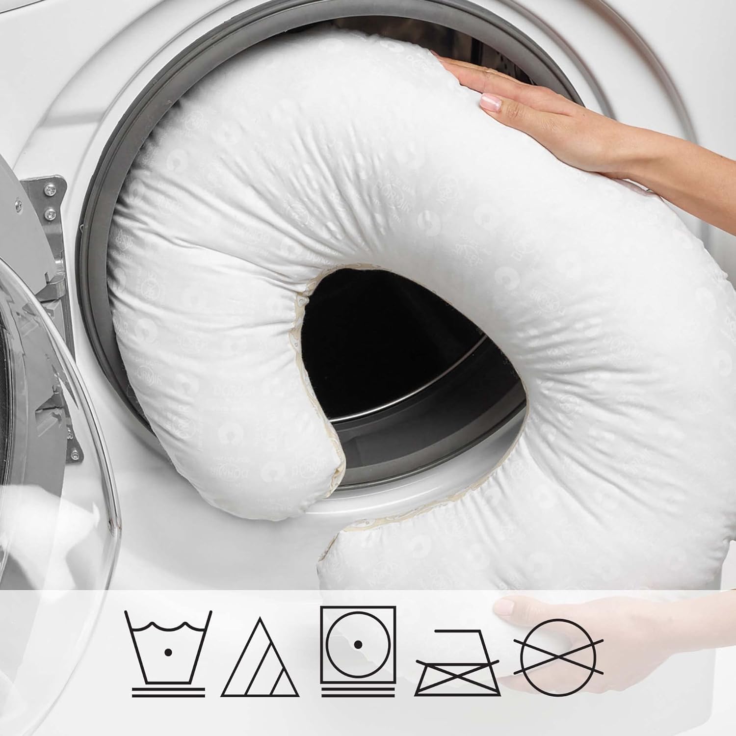 Boppy Bare Naked Nursing Pillow - Ergonomic Support for Feeding