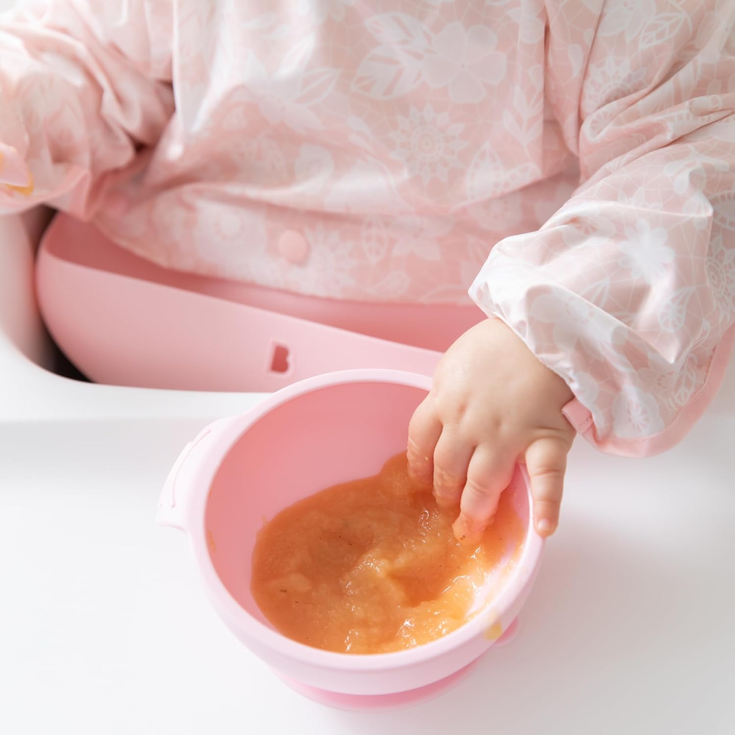 Bumkins Baby Bowl Set with Suction Pink