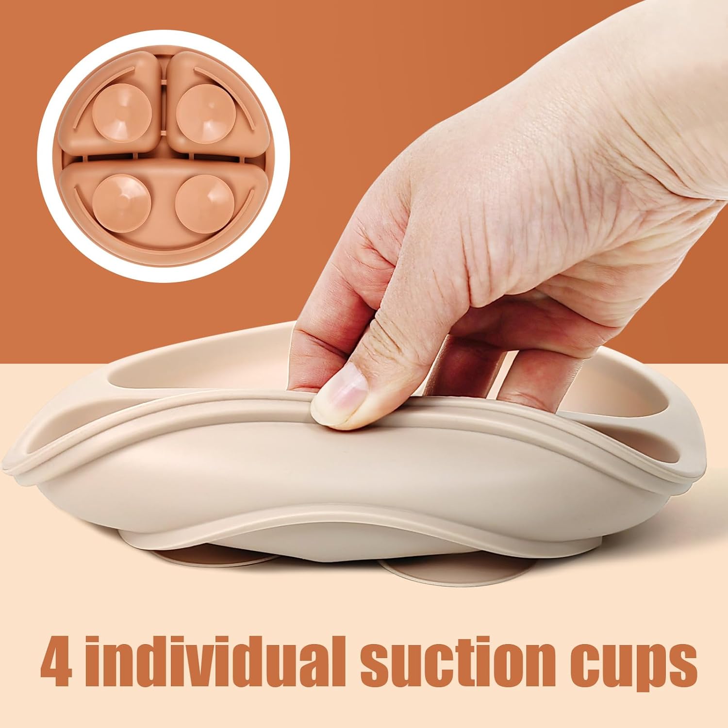 3 Pack Toddler Plates with Lids and Utensils