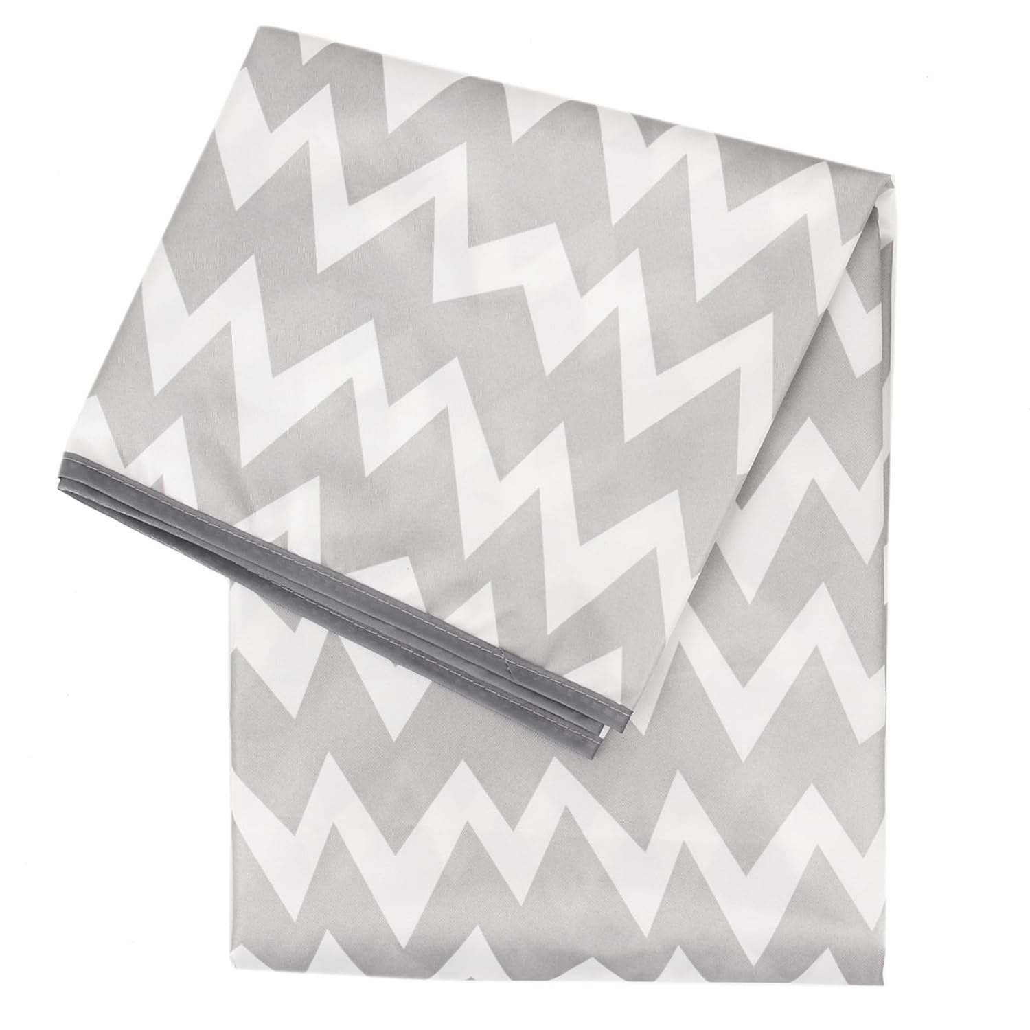Bumkins Gray Chevron Splat Mat 42x42in