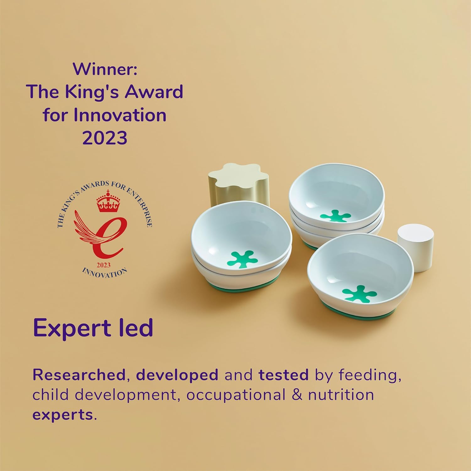Doddl Toddler Suction Bowl for Self Feeding 1-3 Years