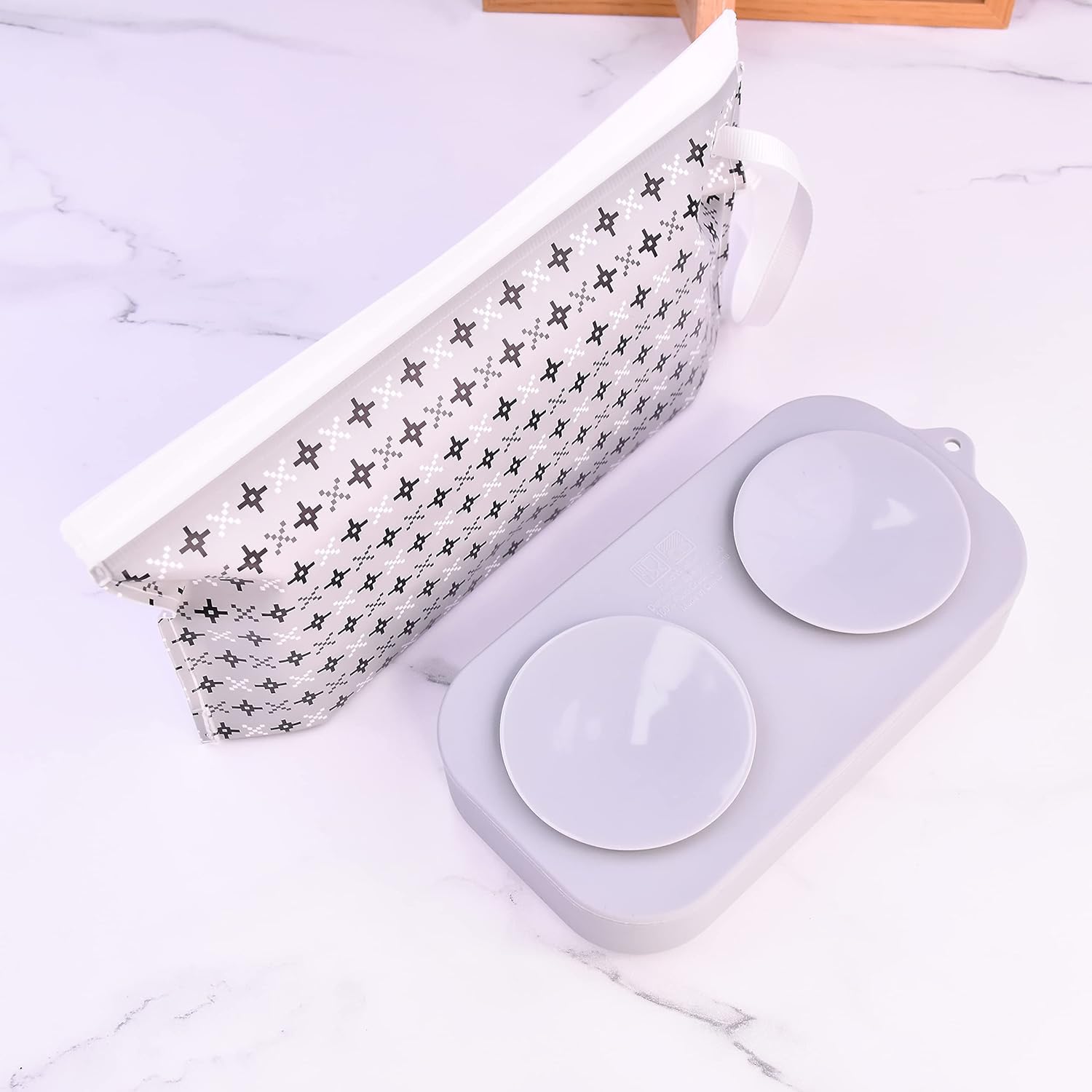 KATORI Kids Suction Plate Set 5pc with Travel Bag