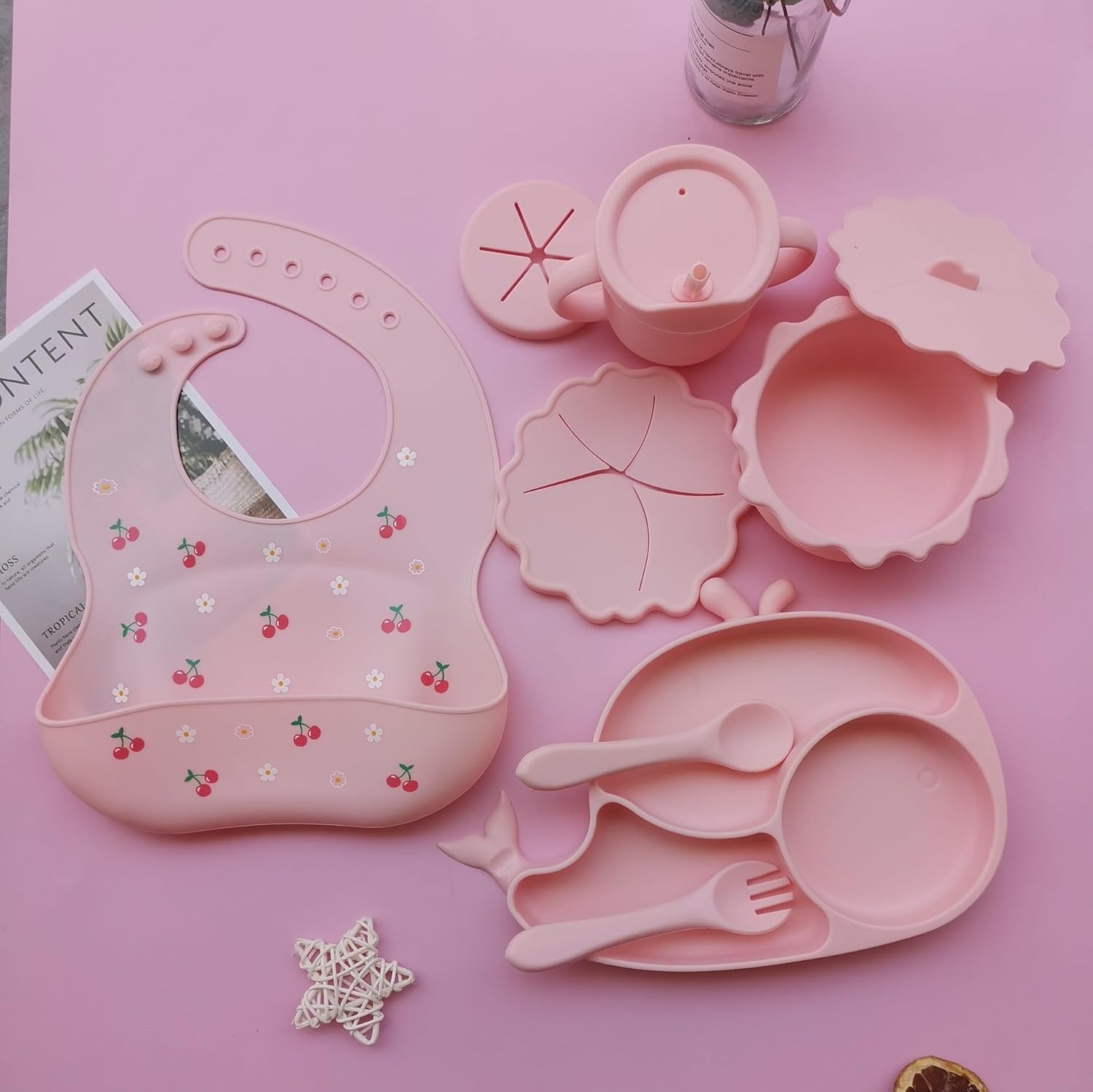 Dive and Drive Silicone Baby Feeding Set 13 Pcs