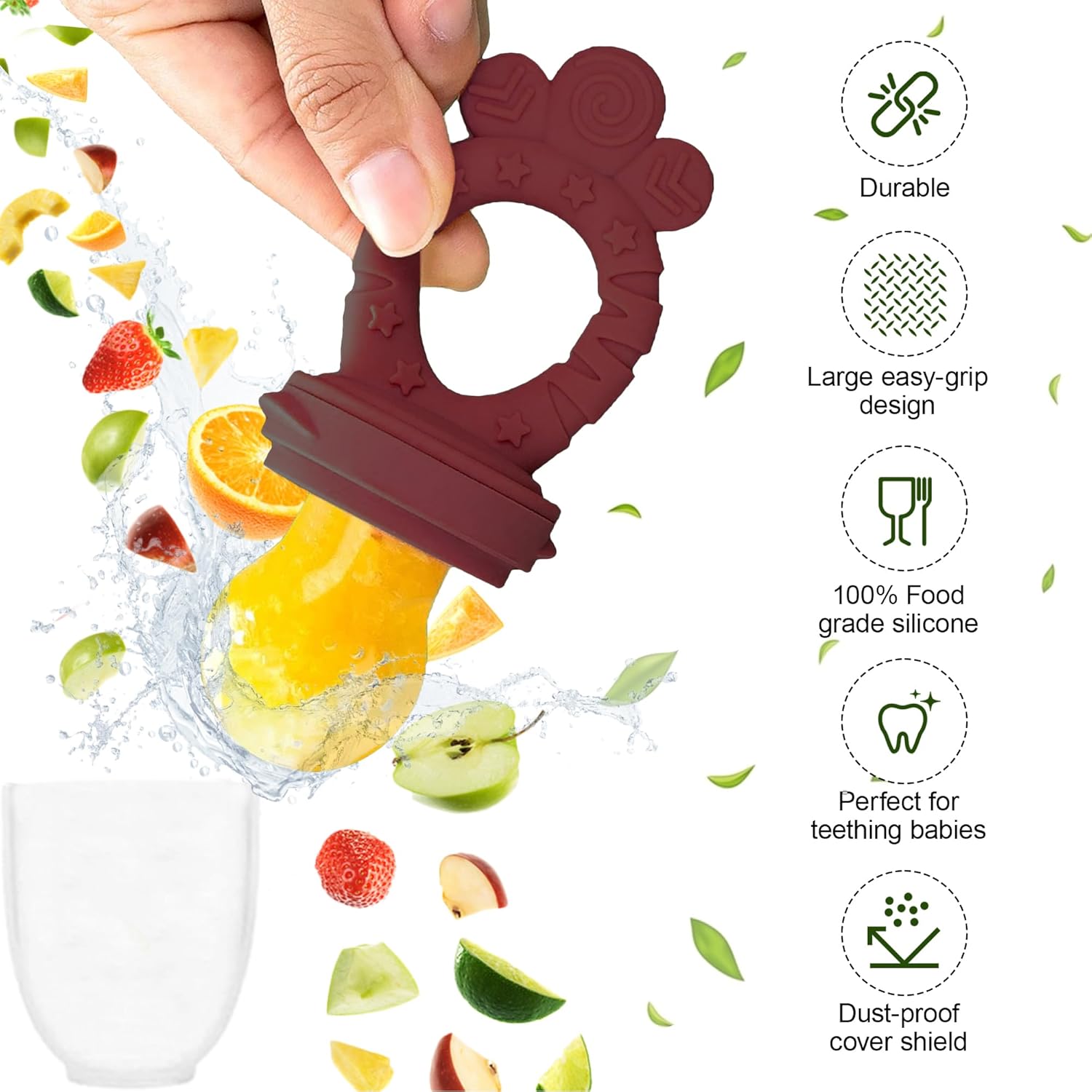 LimeOr Silicone Baby Feeding Set - BPA-Free 6-12 Months