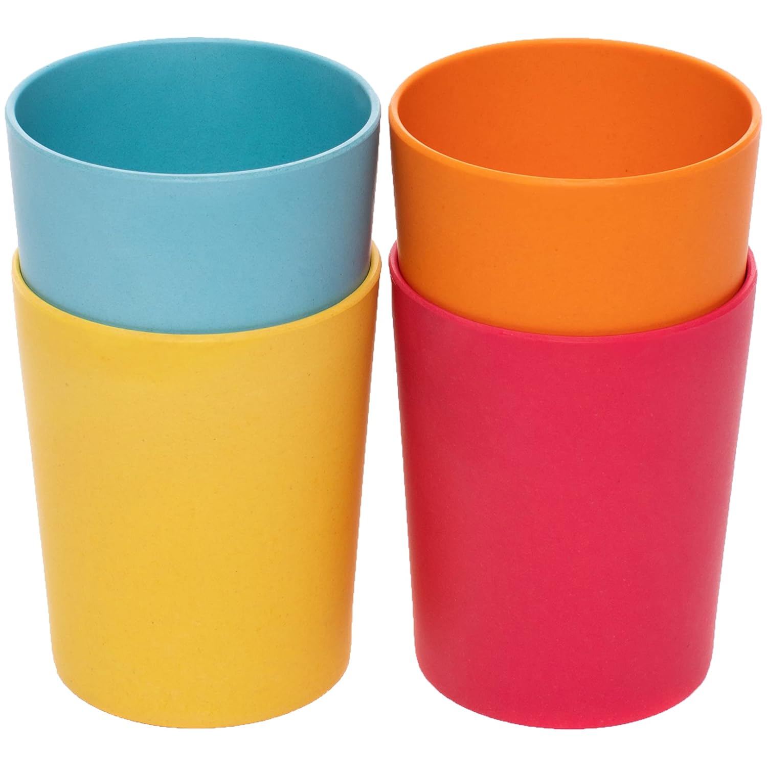 WeeSprout Bamboo Toddler Cups - 4 Pack 10 oz