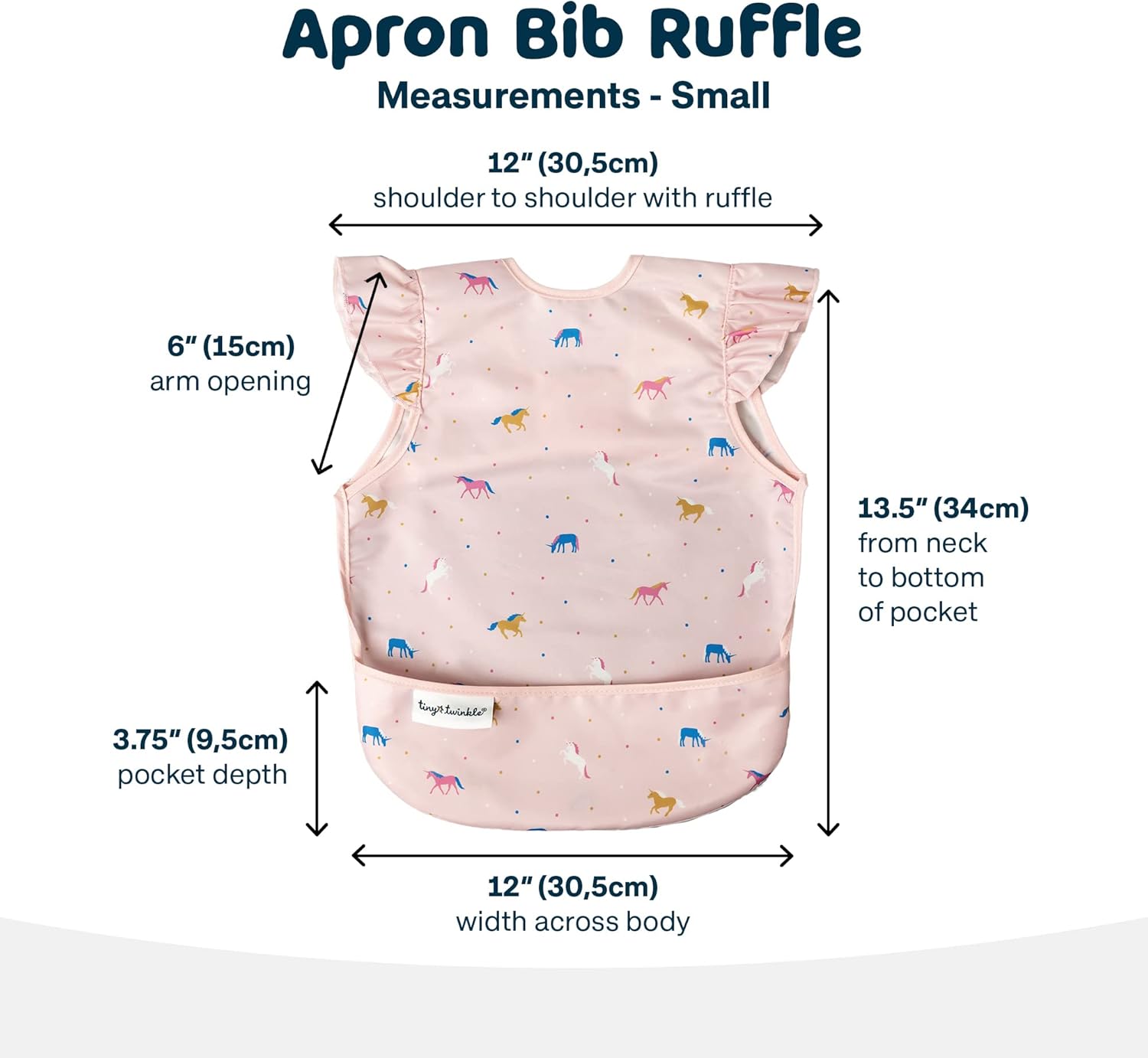 Tiny Twinkle Waterproof Mess Proof Baby Bib