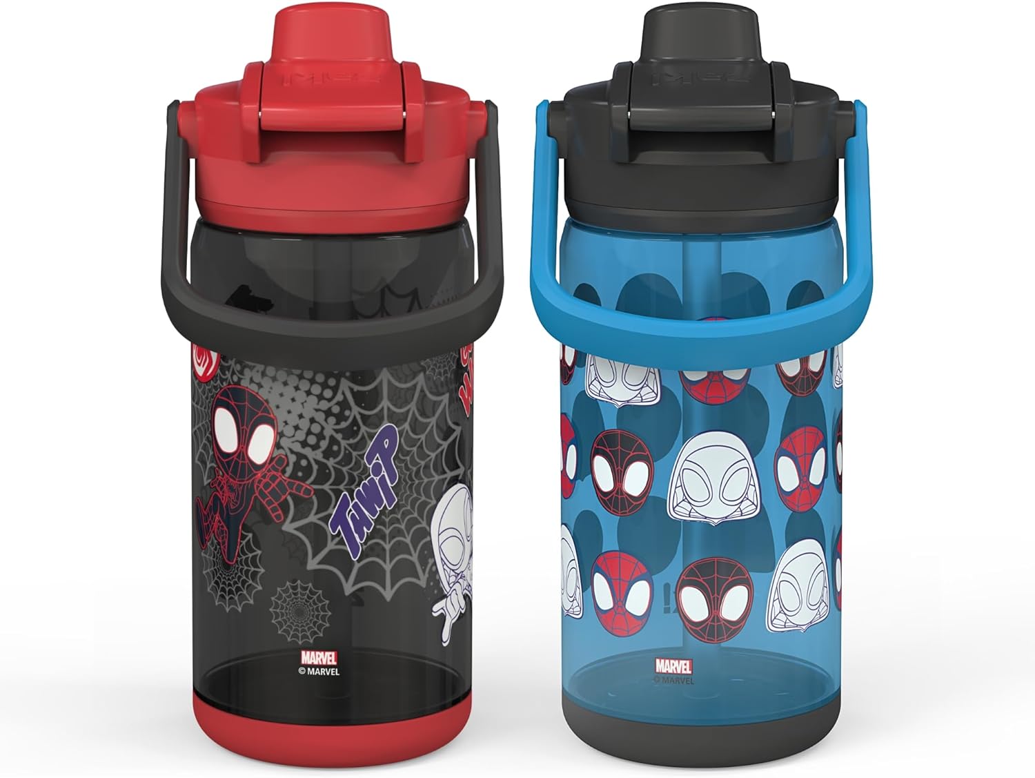 Zak Designs Marvel Spidey Water Bottle 2-Pack Set